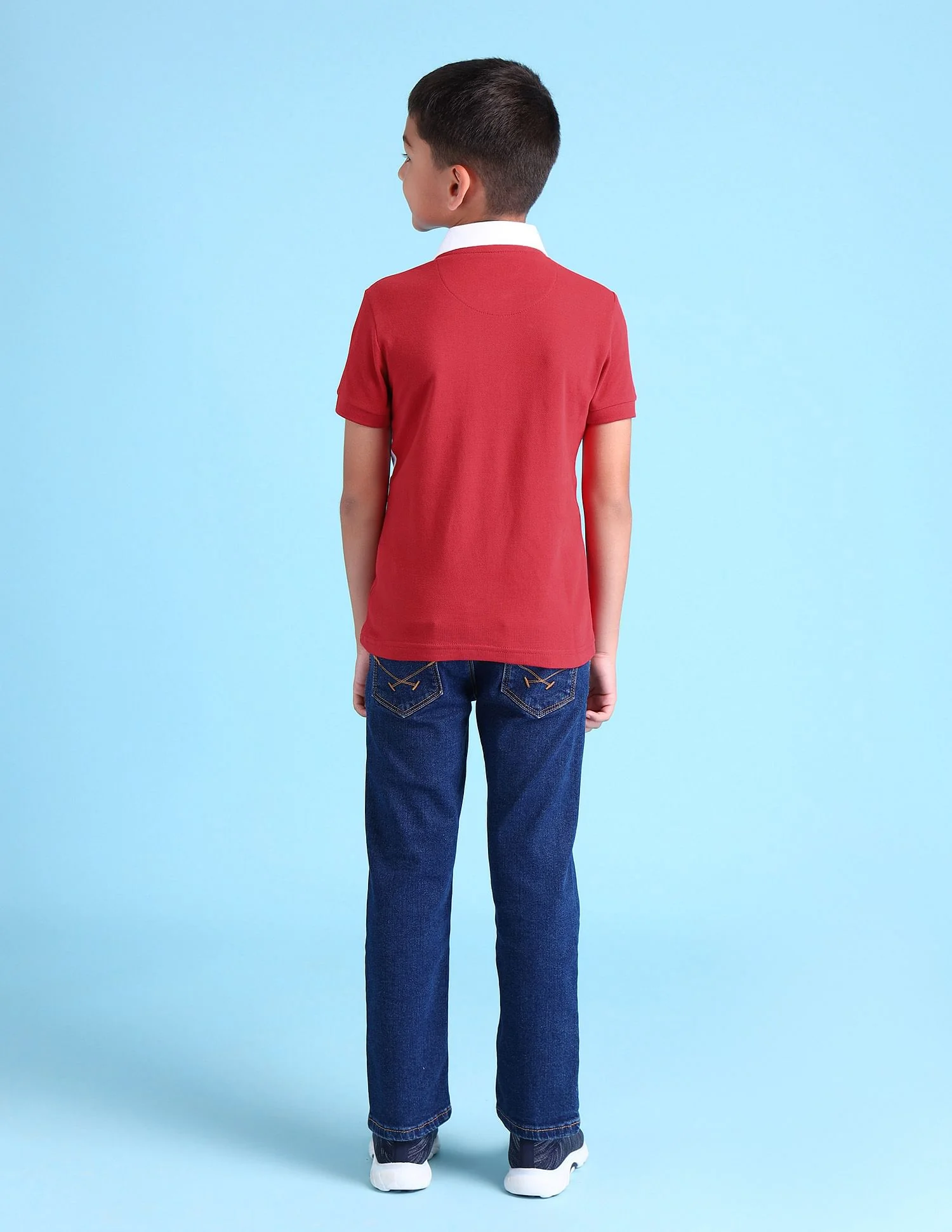Boys Brand Printed Polo Shirt - Image 4