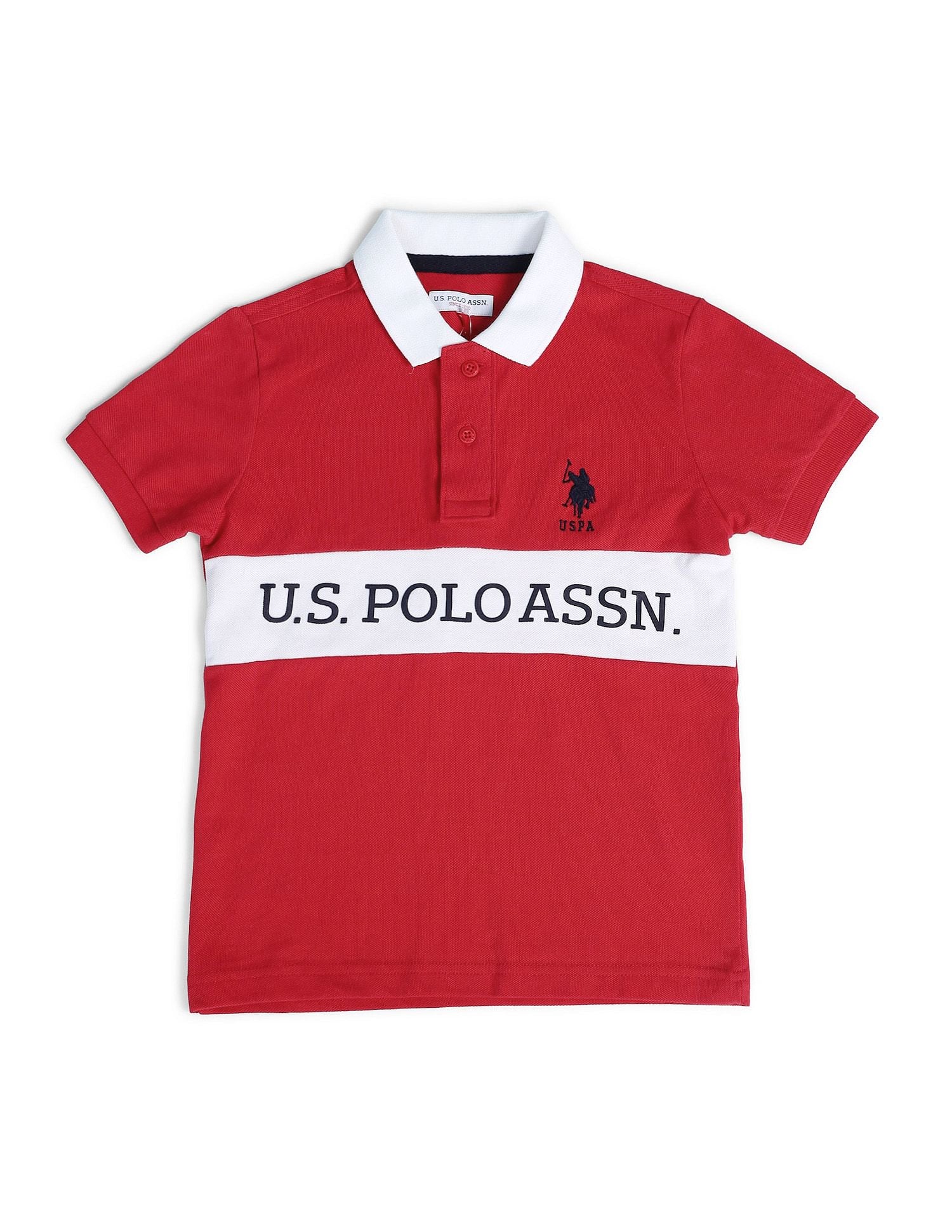 Boys Brand Printed Polo Shirt - Image 5