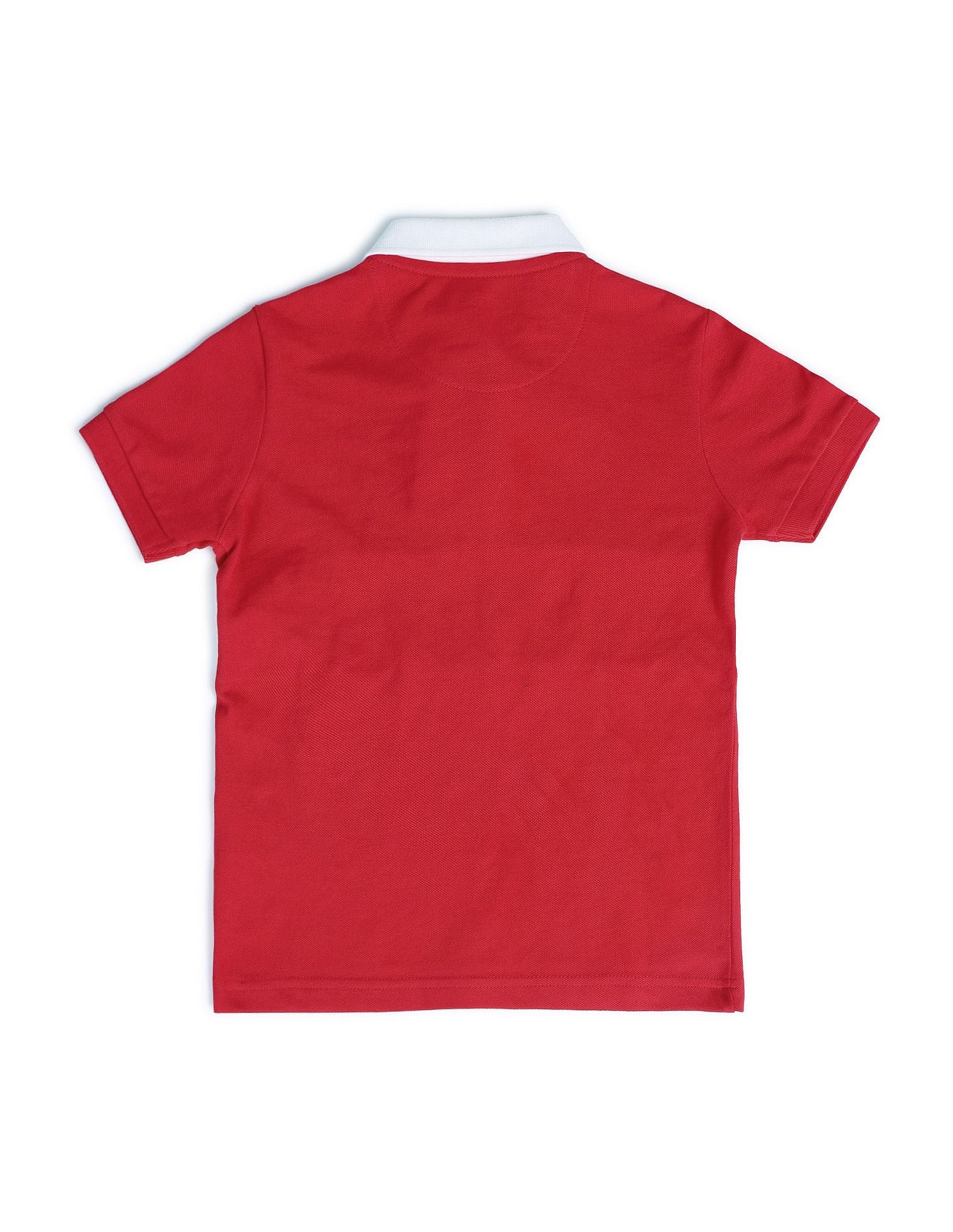Boys Brand Printed Polo Shirt - Image 6