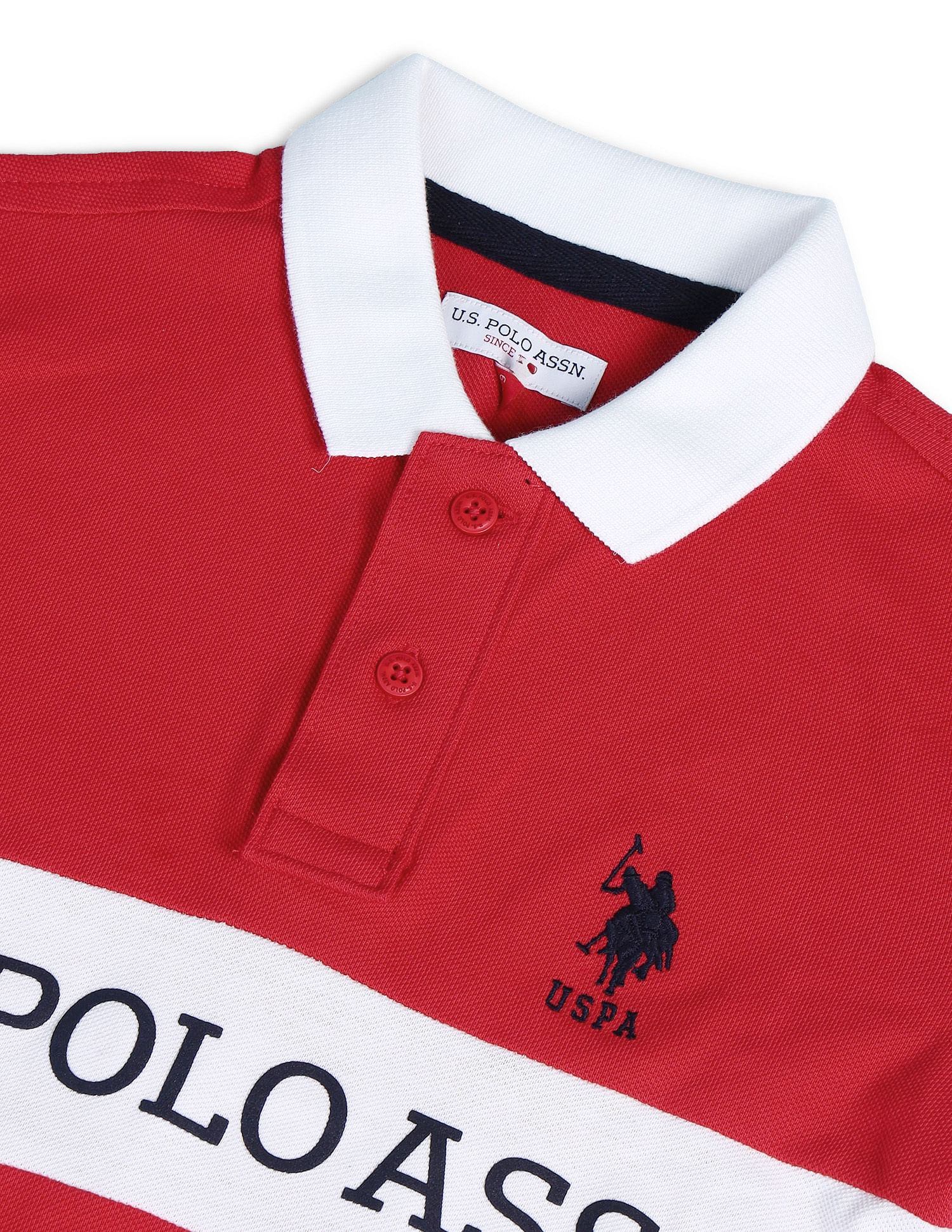 Boys Brand Printed Polo Shirt - Image 7
