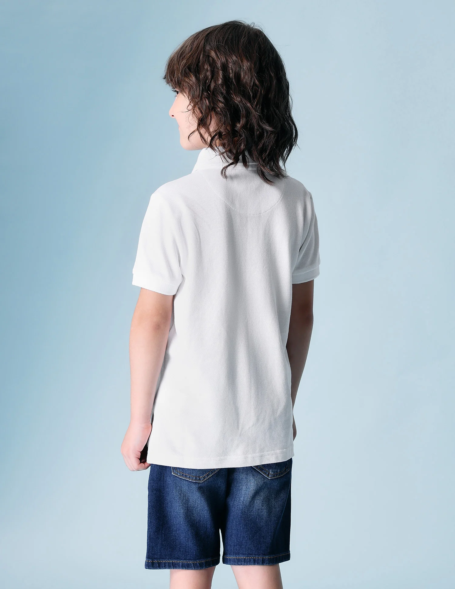 Boys Brand Printed Pure Cotton Polo Shirt - Image 5