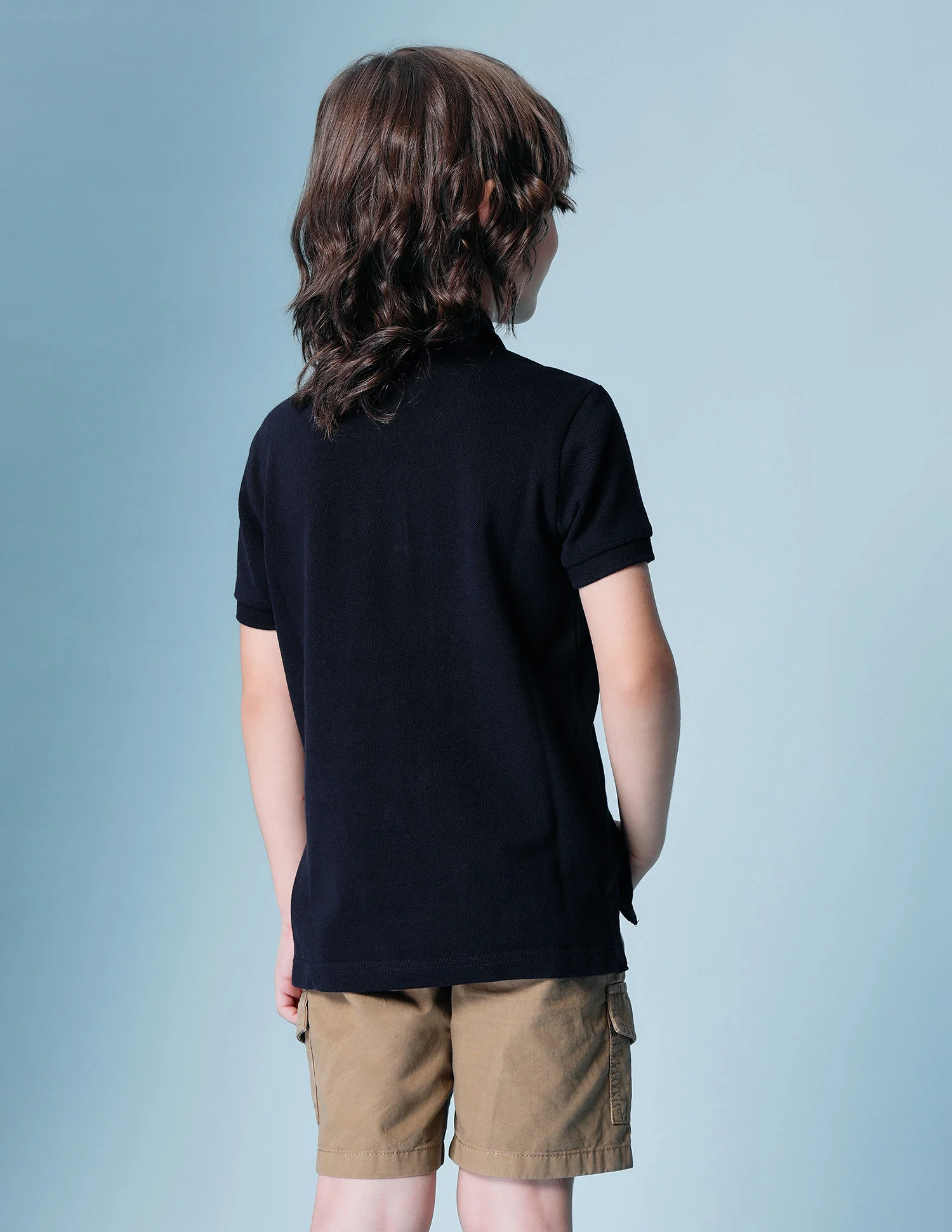 Boys Brand Printed Pure Cotton Polo Shirt - Image 5