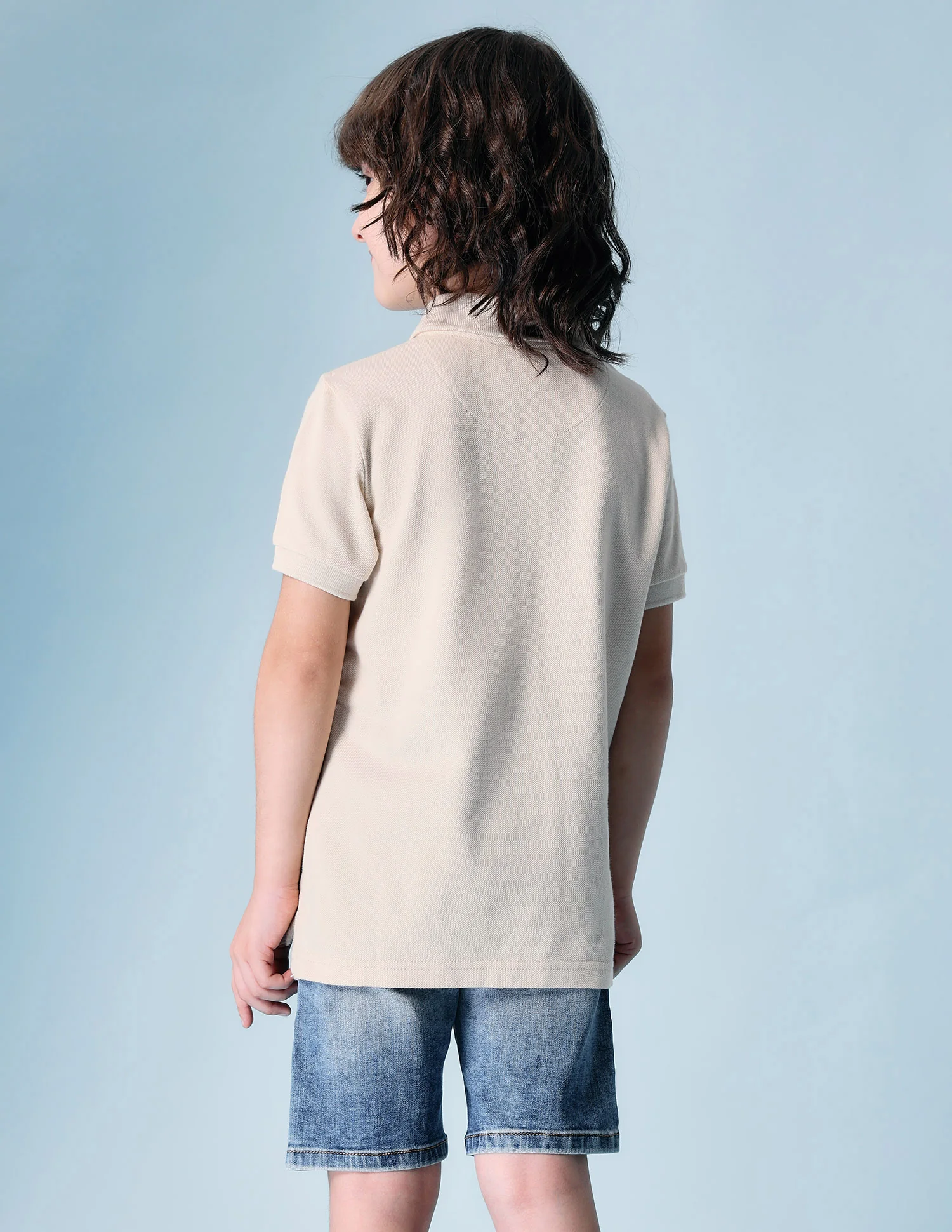 Boys Brand Printed Pure Cotton Polo Shirt - Image 5