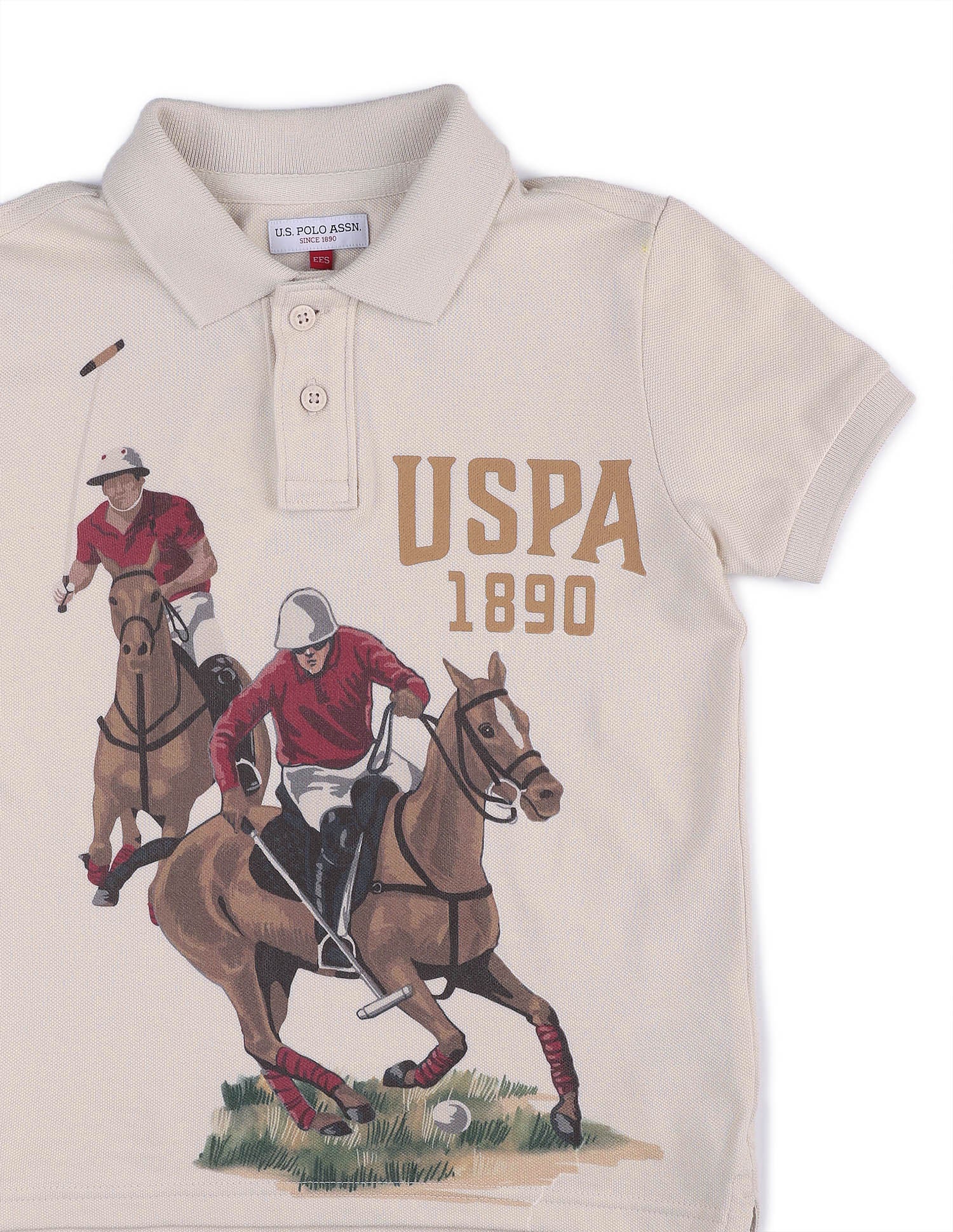 Boys Brand Printed Pure Cotton Polo Shirt - Image 9