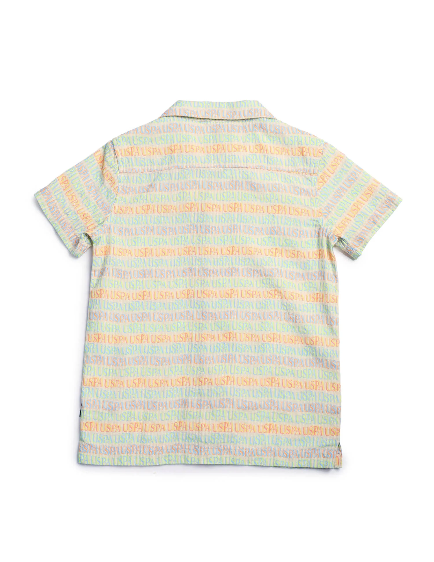 Boys Brand Printed Pure Cotton Shirt - Image 6