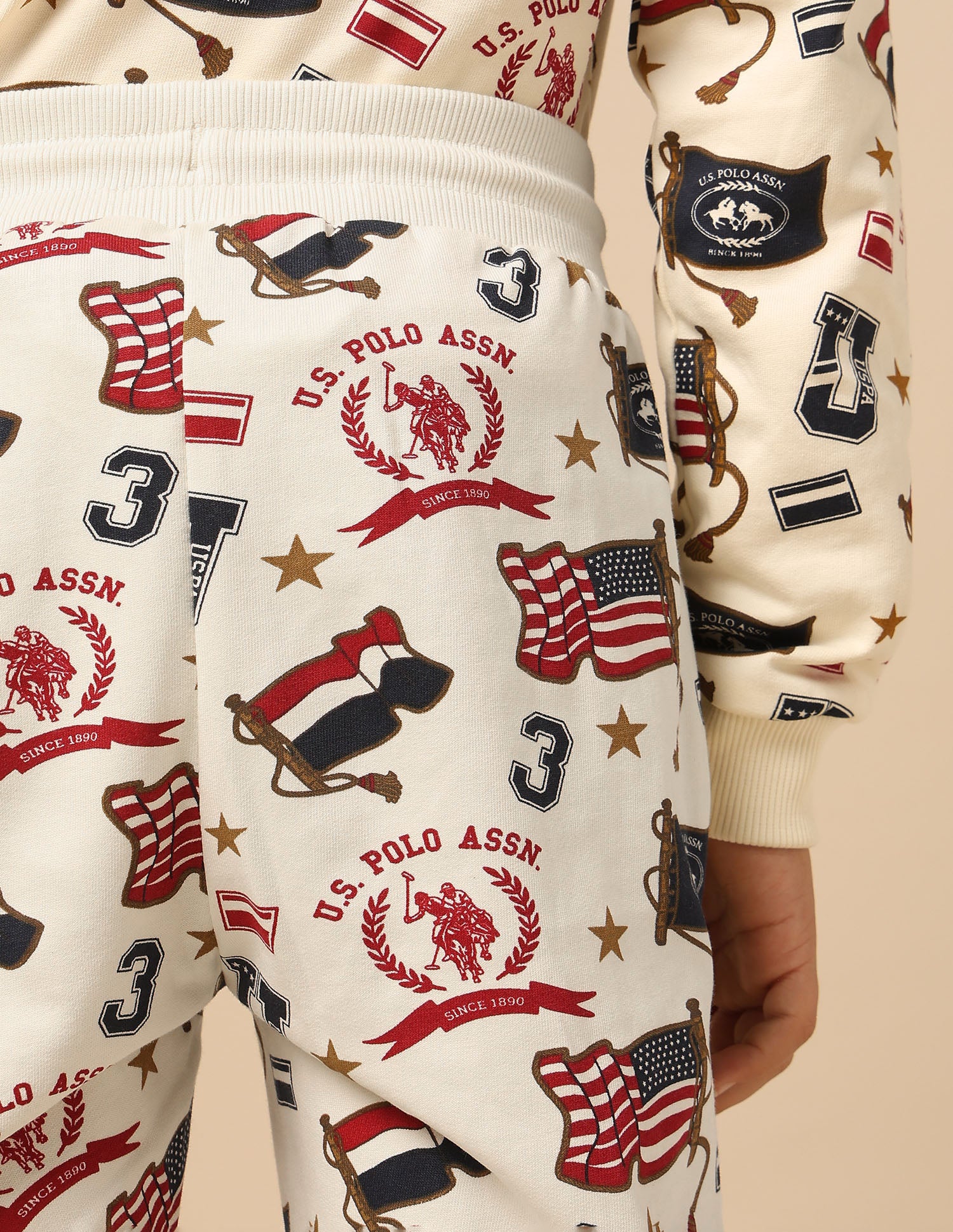 Boys Brand Printed Regular Fit Joggers - Image 11