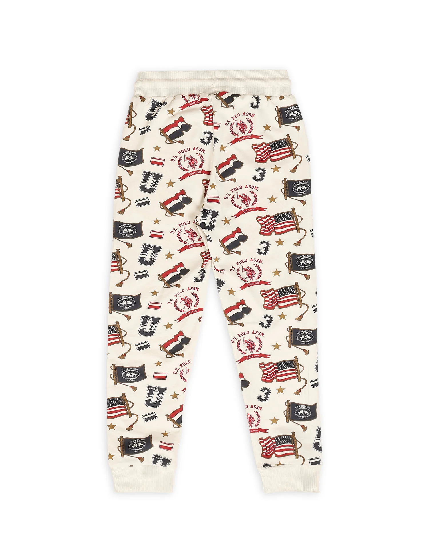 Boys Brand Printed Regular Fit Joggers - Image 9