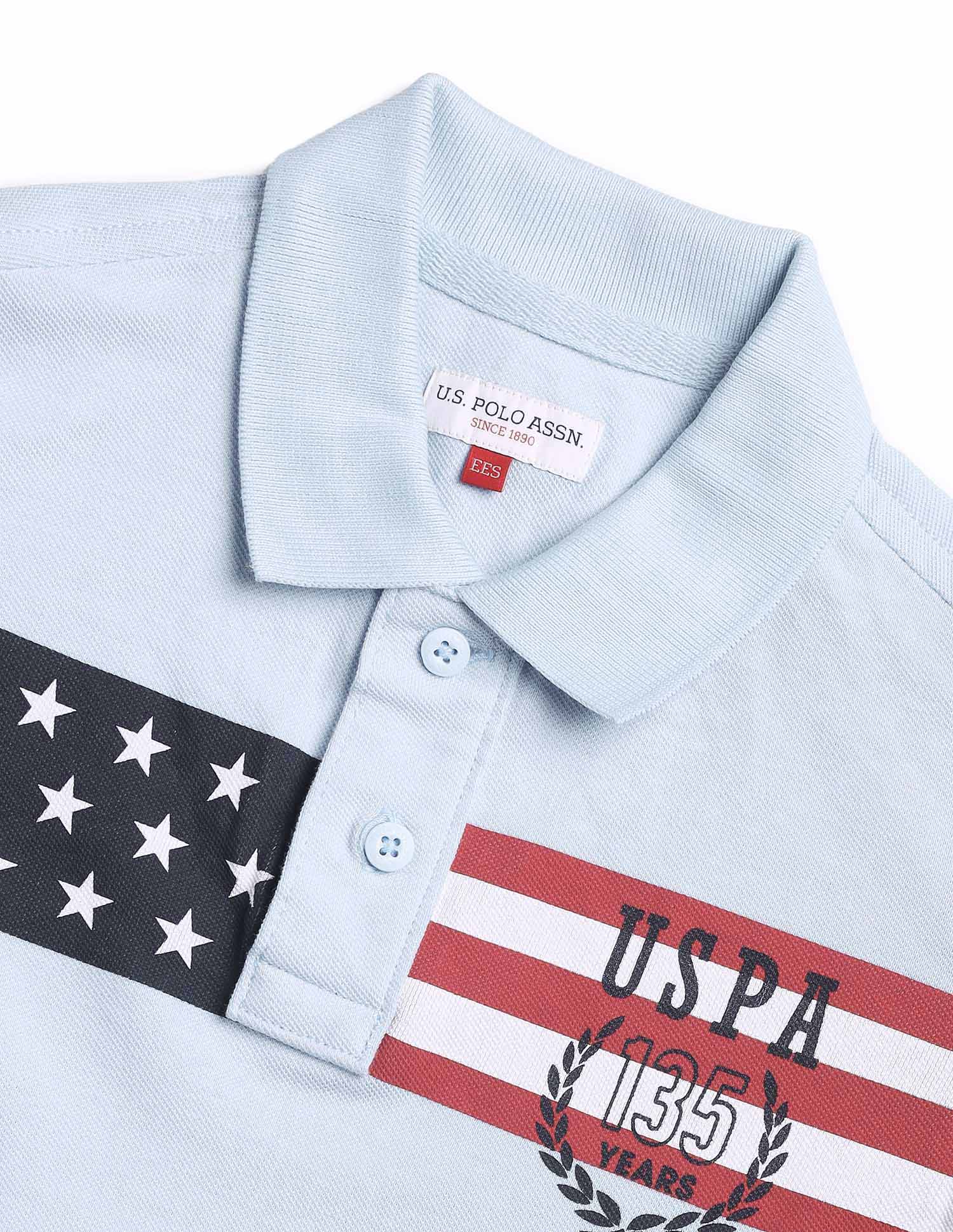 Boys Brand Printed Regular Fit Polo Shirt - Image 7
