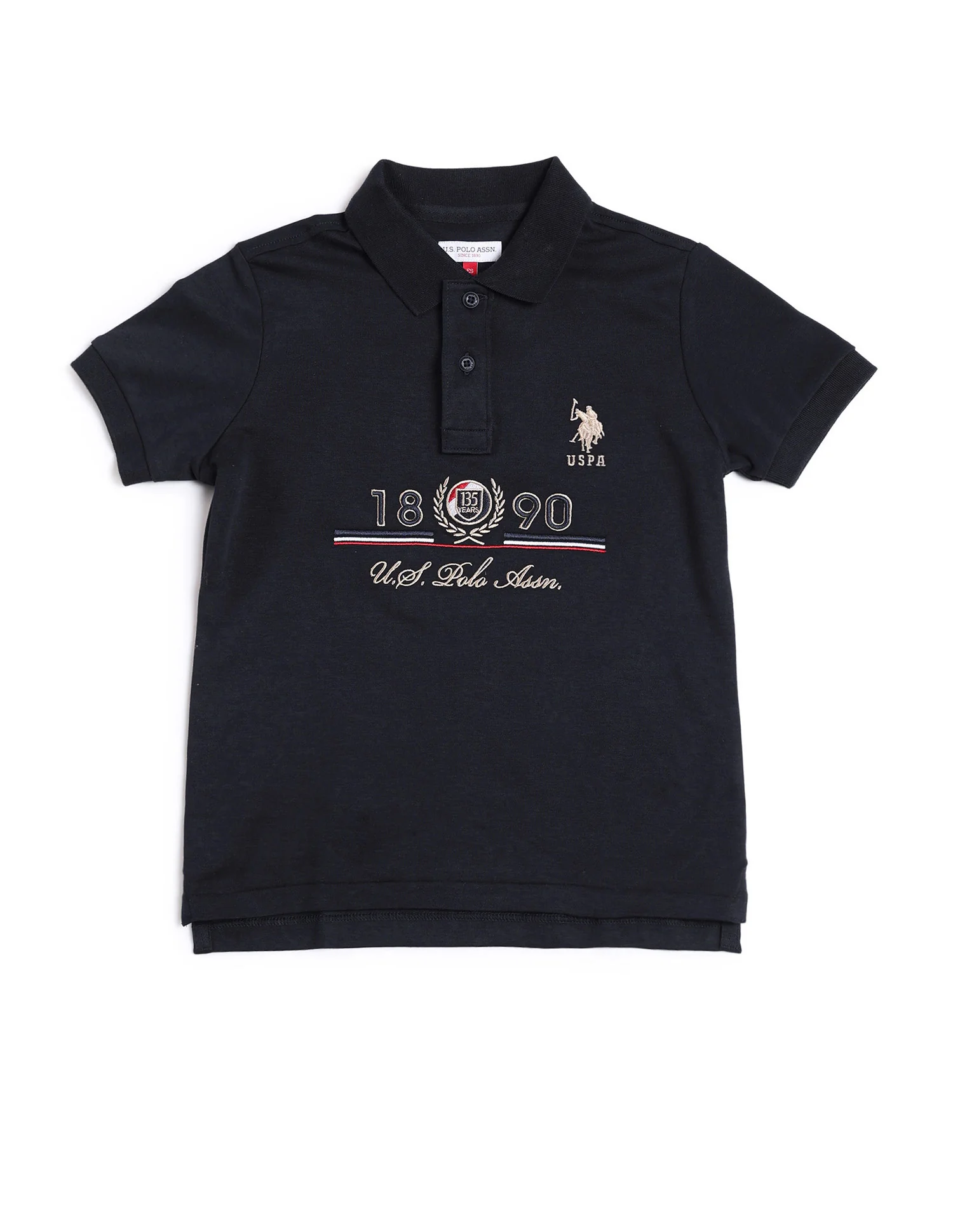 Boys Brand Printed Regular Fit Polo Shirt - Image 5