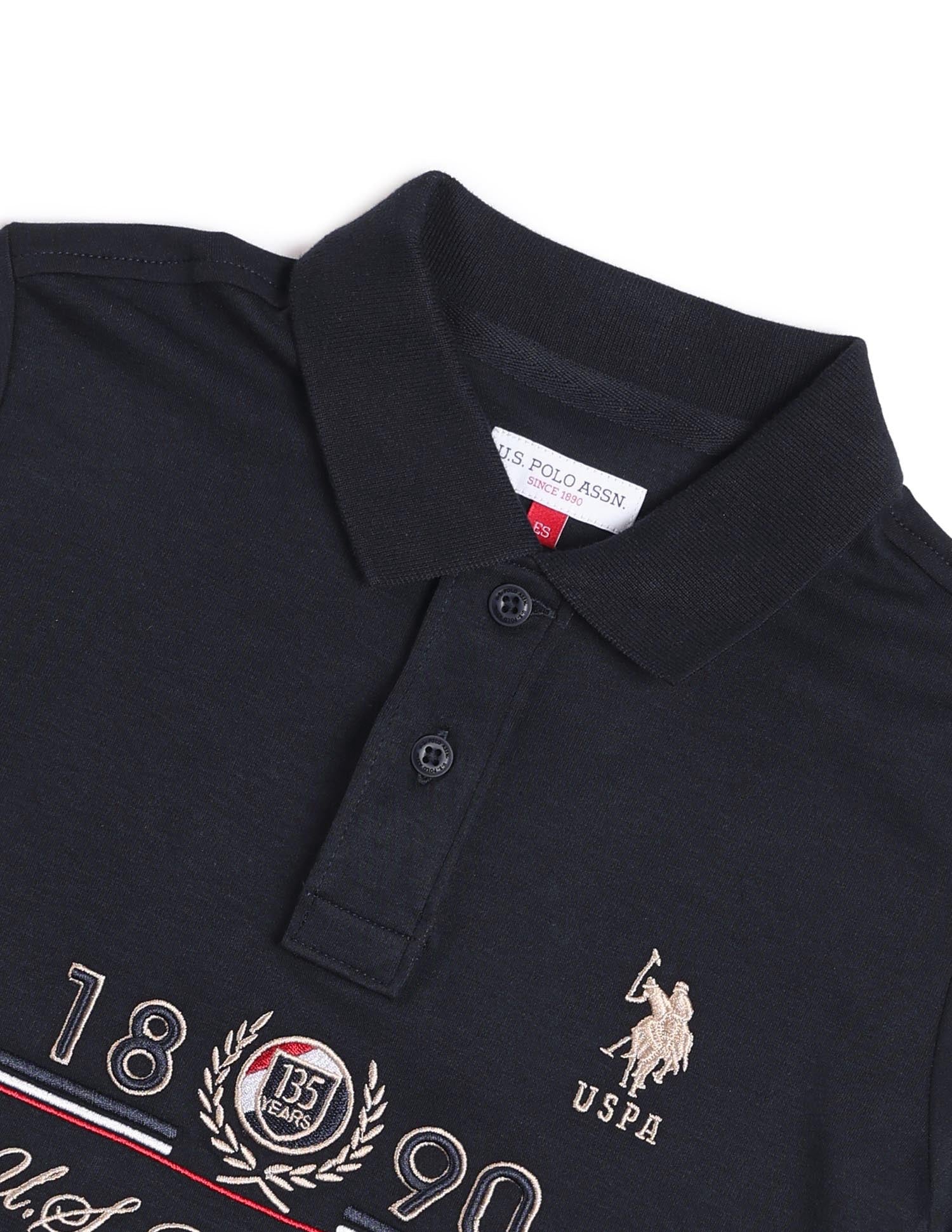 Boys Brand Printed Regular Fit Polo Shirt - Image 7