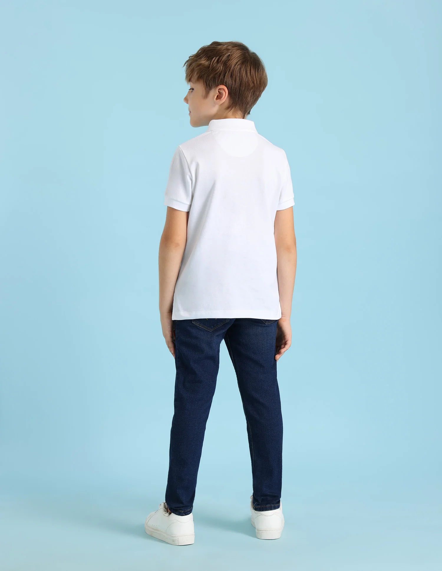 Boys Brand Printed Regular Fit Polo Shirt - Image 3