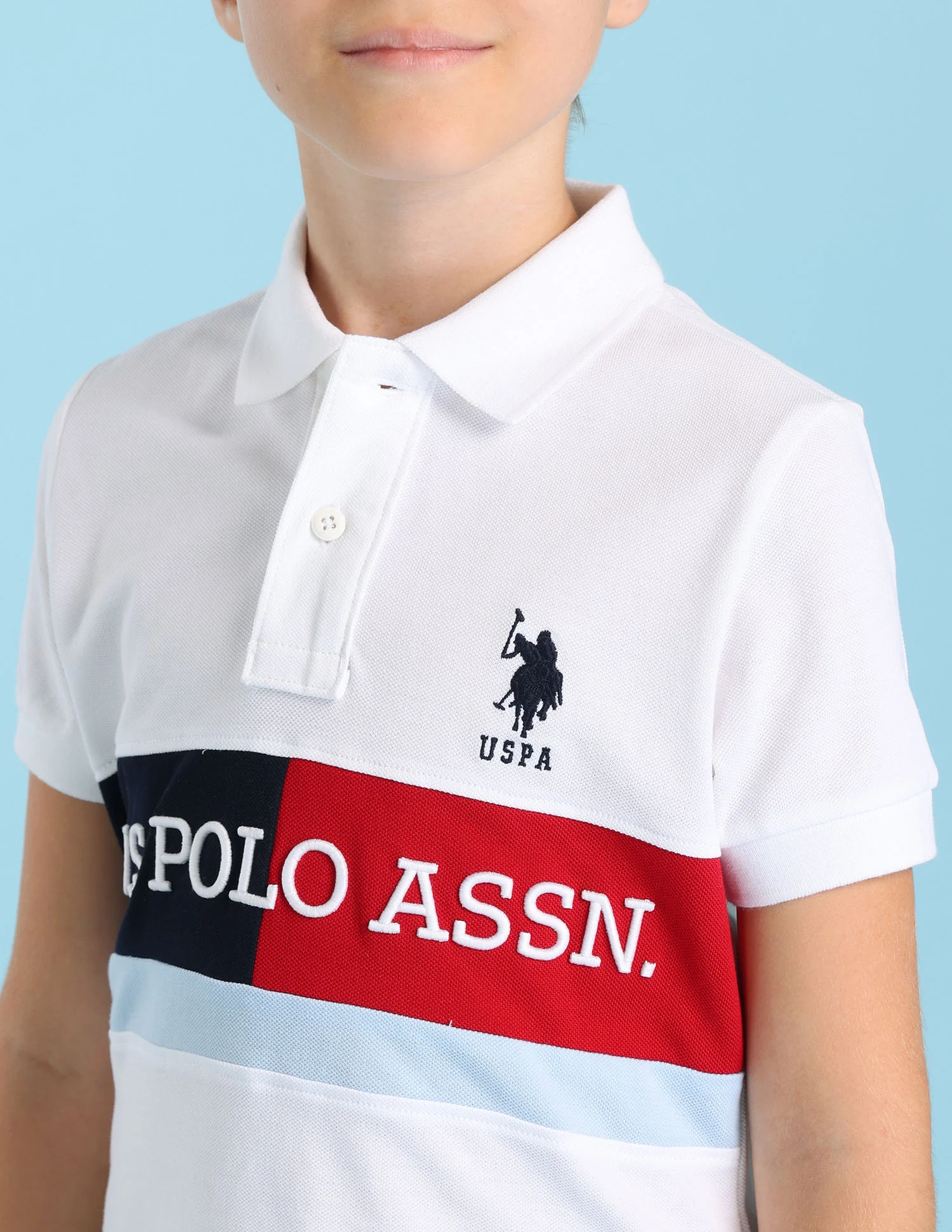 Boys Brand Printed Regular Fit Polo Shirt - Image 5