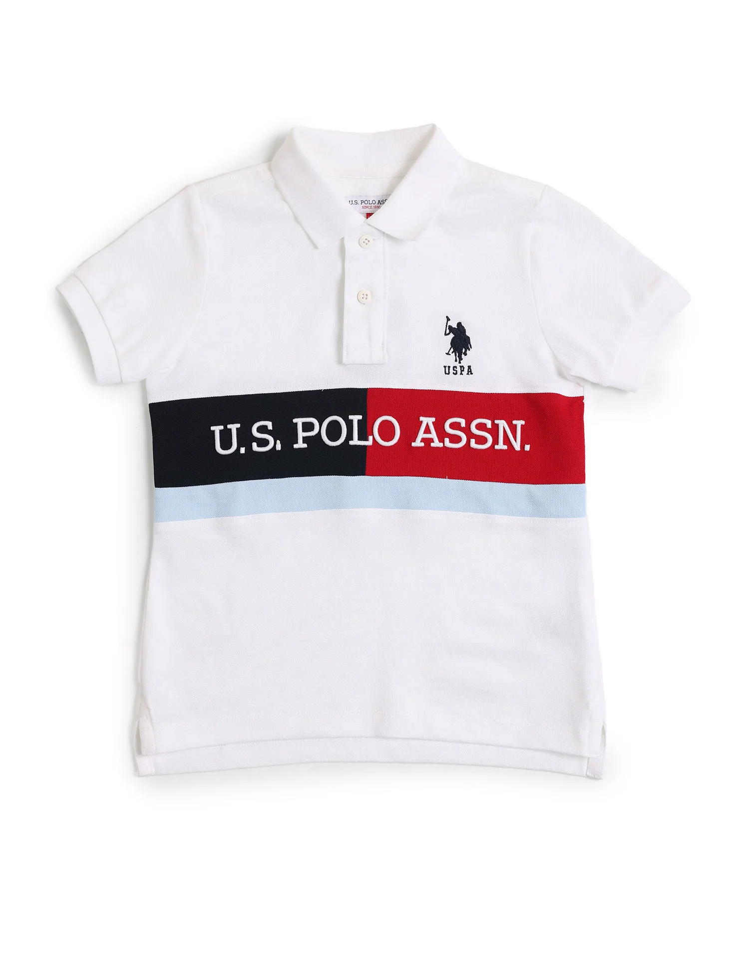 Boys Brand Printed Regular Fit Polo Shirt - Image 6