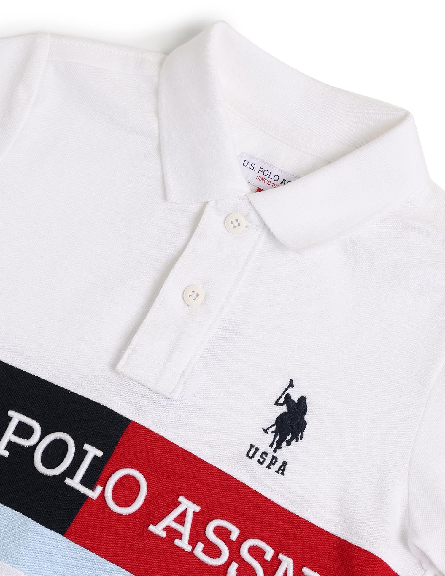 Boys Brand Printed Regular Fit Polo Shirt - Image 8