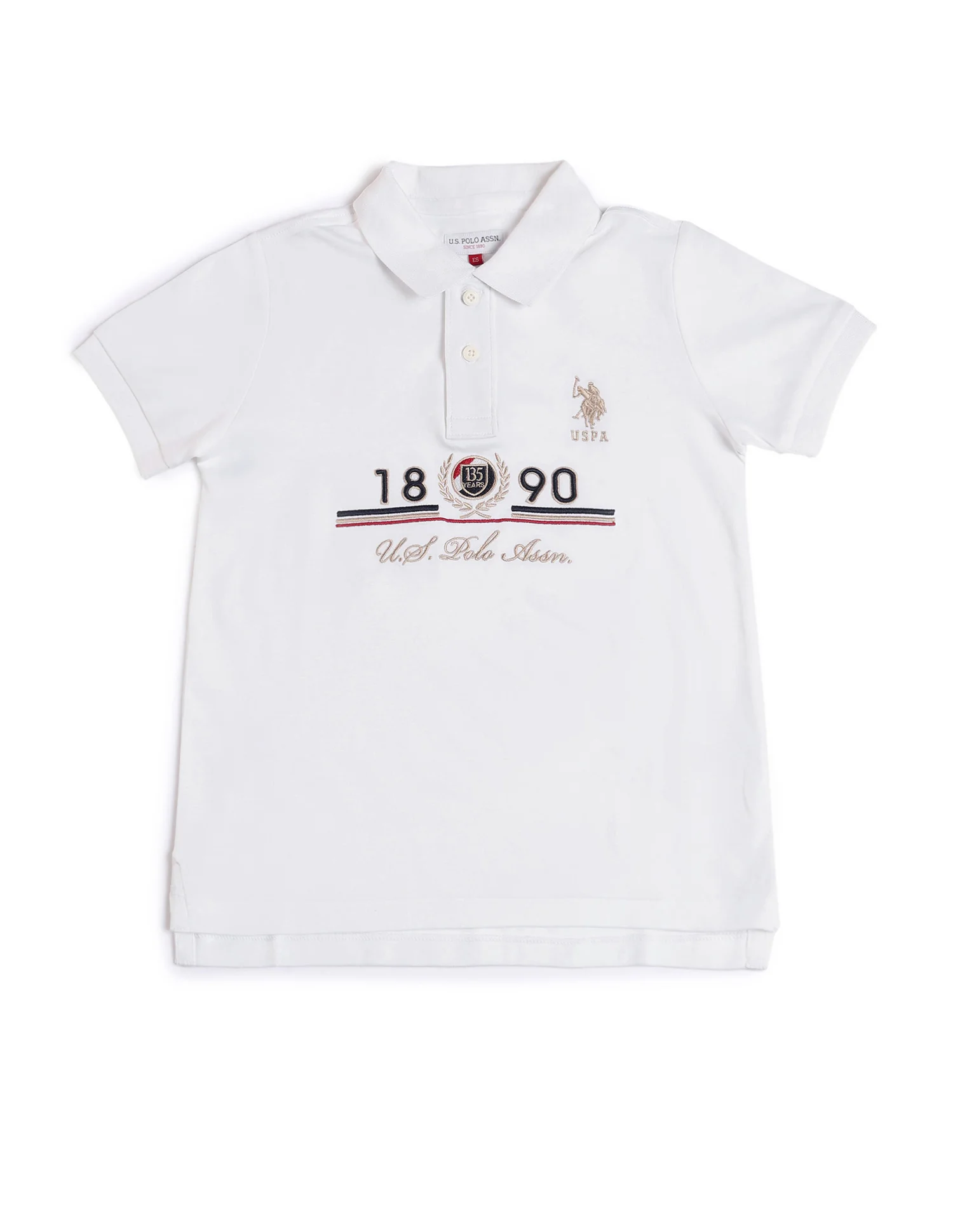 Boys Brand Printed Regular Fit Polo Shirt - Image 5