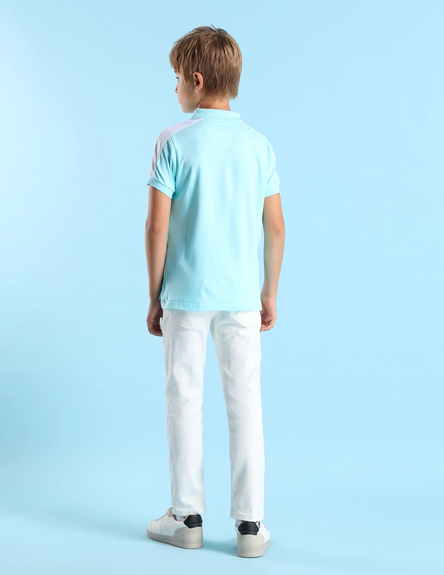 Boys Brand Printed Regular Fit Polo Shirt - Image 4