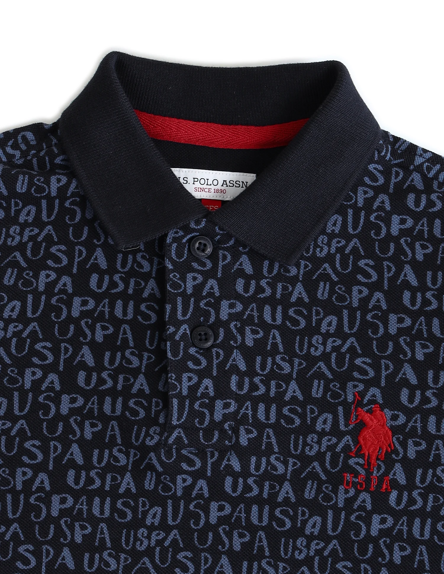 Boys Brand Printed Regular Fit Polo Shirts - Image 7