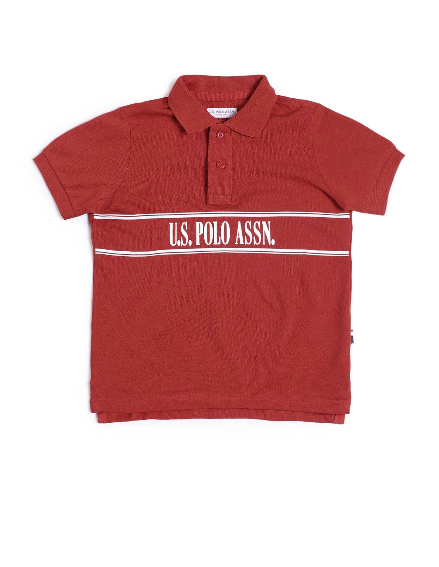Boys Brand Printed Regular Fit Polo Shirt - Image 5