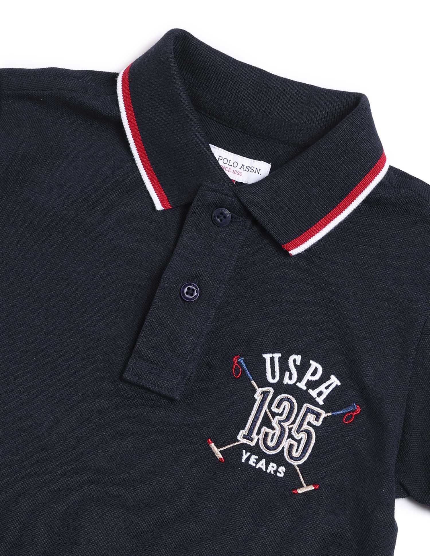 Boys Brand Printed Regular Fit Polo Shirt - Image 7