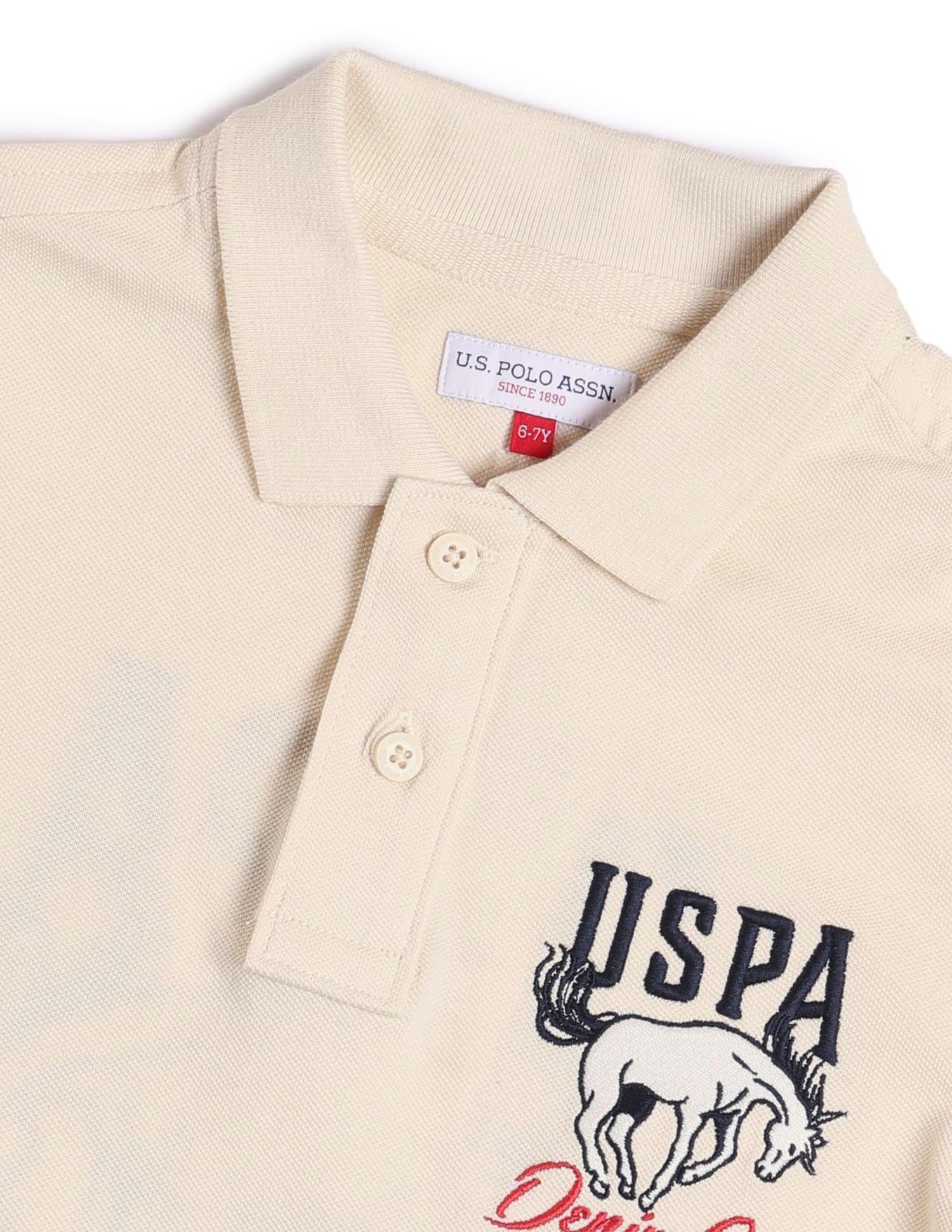 Boys Brand Printed Regular Fit Polo Shirt - Image 8