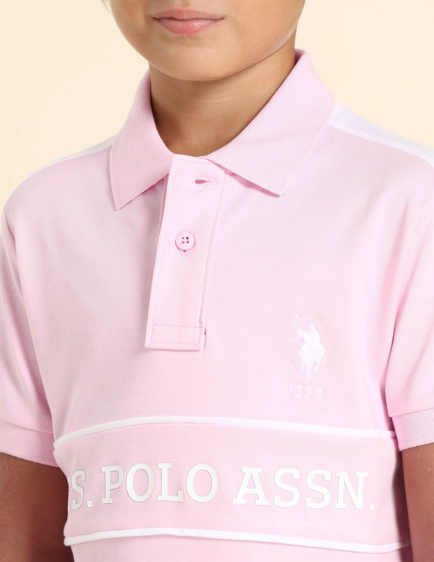 Boys Brand Printed Regular Fit Polo Shirt - Image 5