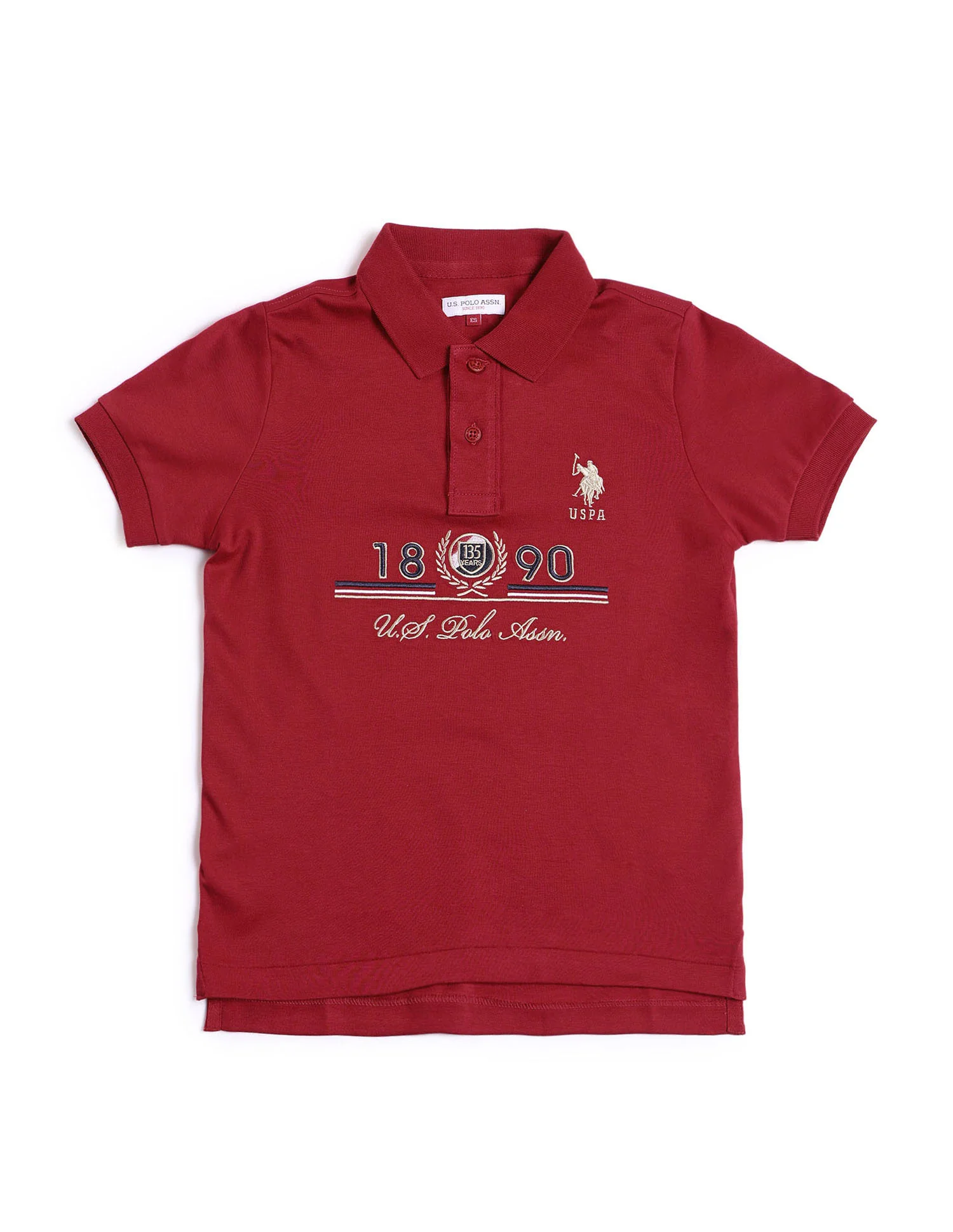 Boys Brand Printed Regular Fit Polo Shirt - Image 6