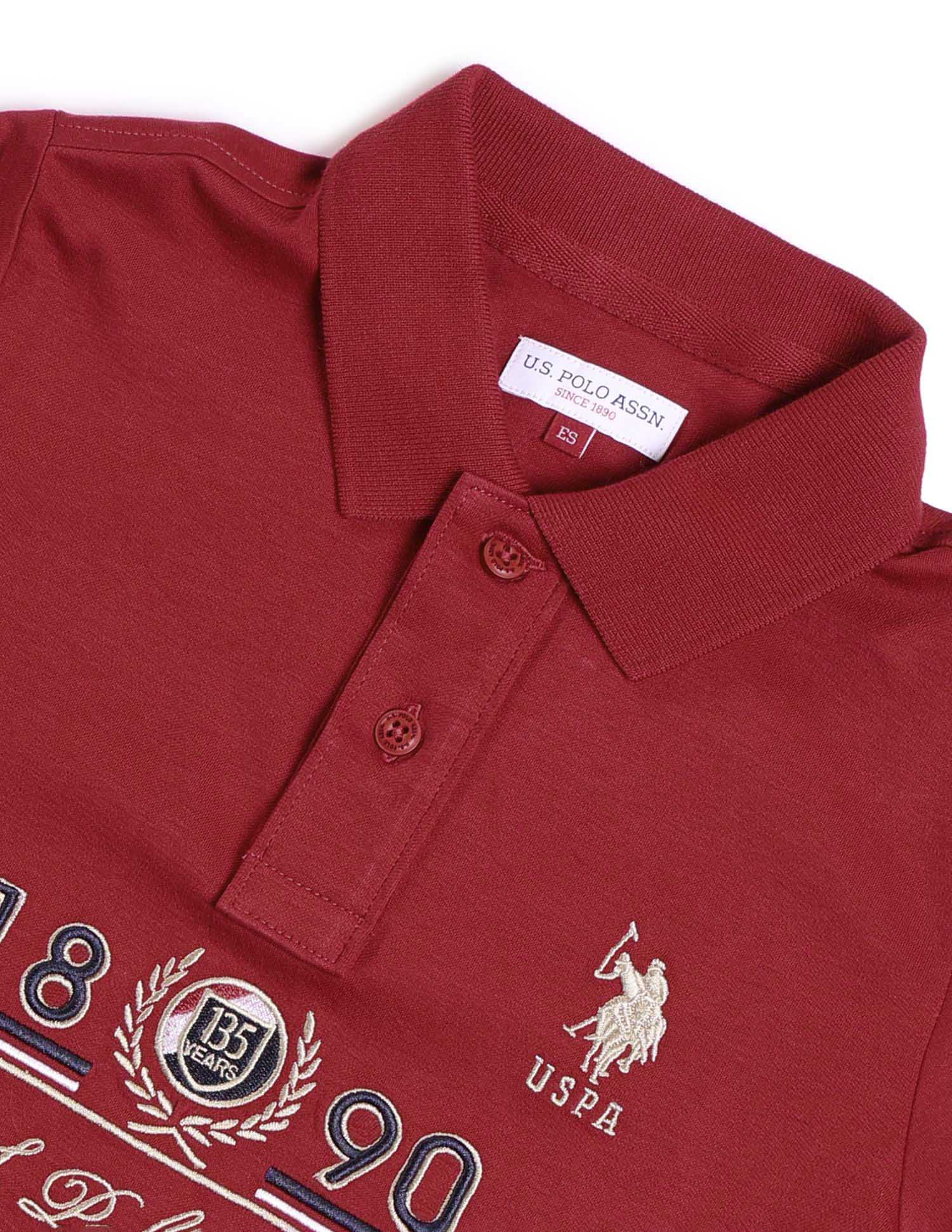 Boys Brand Printed Regular Fit Polo Shirt - Image 8