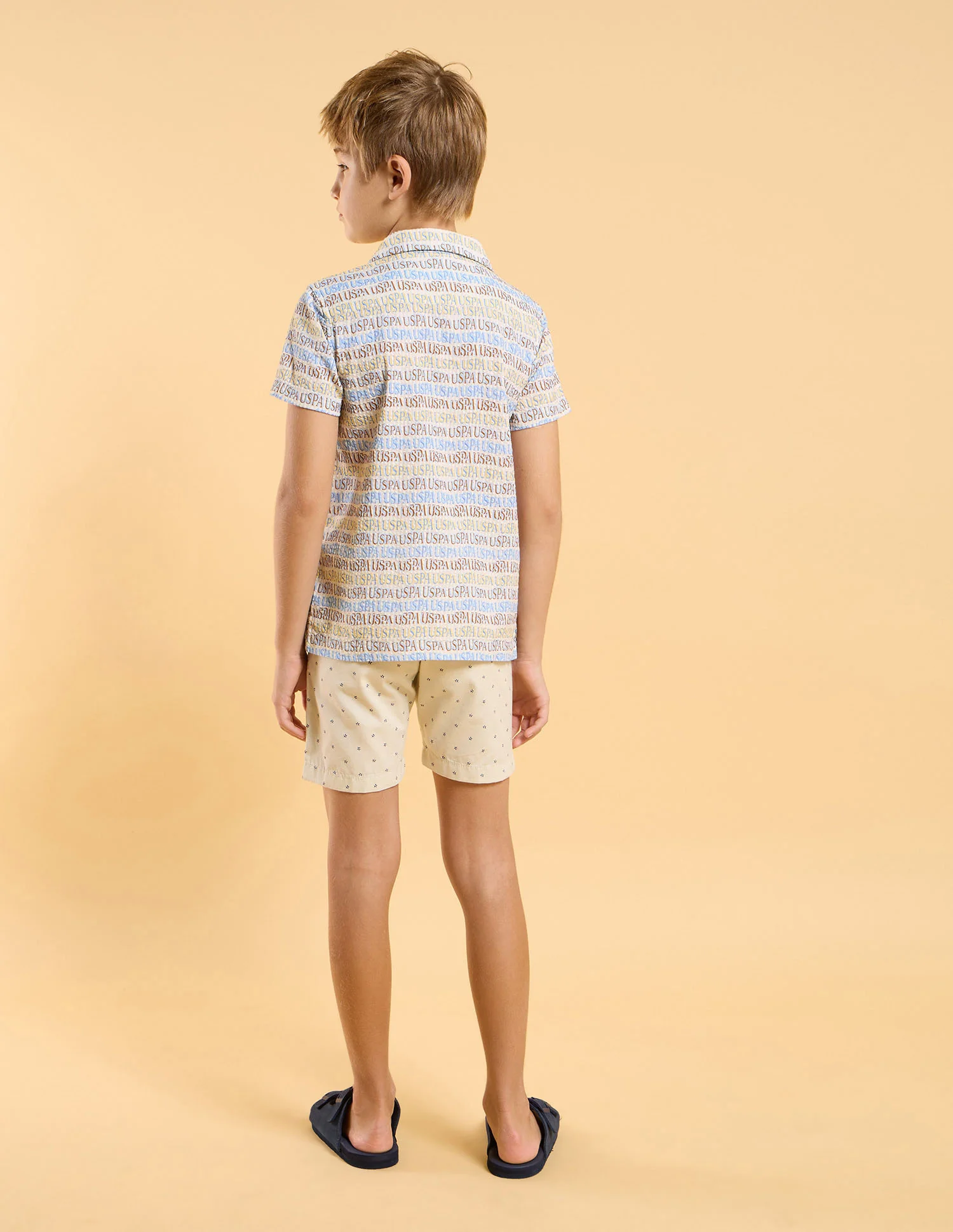 Boys Brand Printed Regular Fit Shirt - Image 4