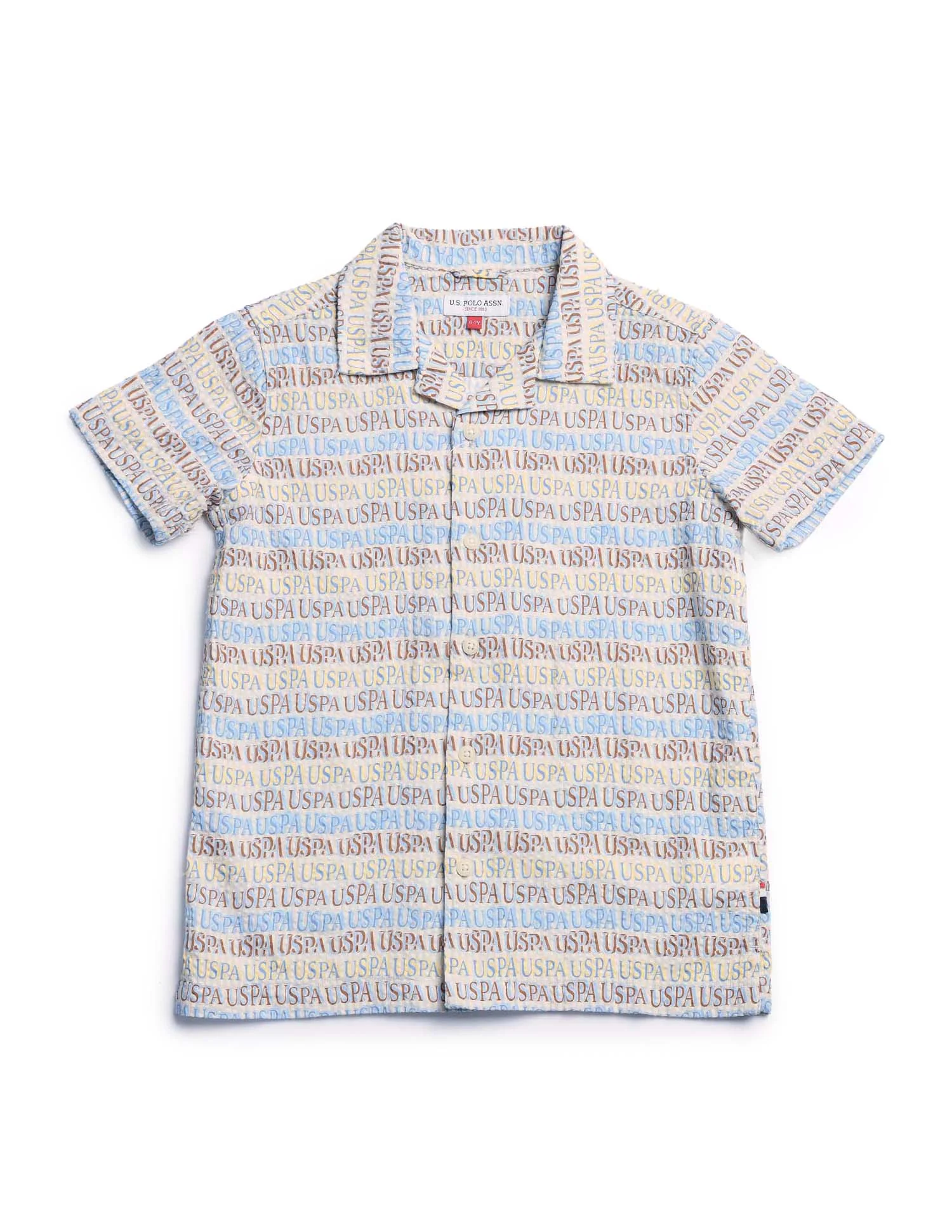 Boys Brand Printed Regular Fit Shirt - Image 5