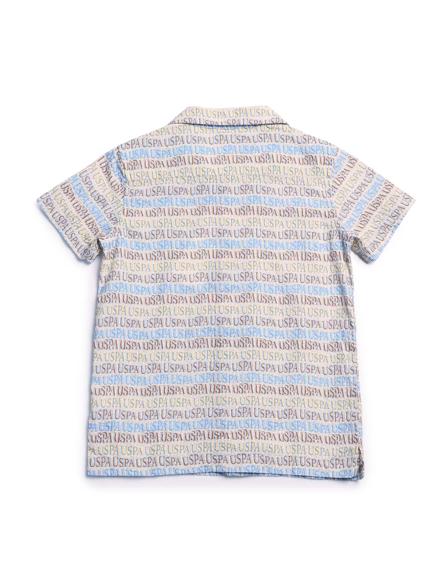 Boys Brand Printed Regular Fit Shirt - Image 6