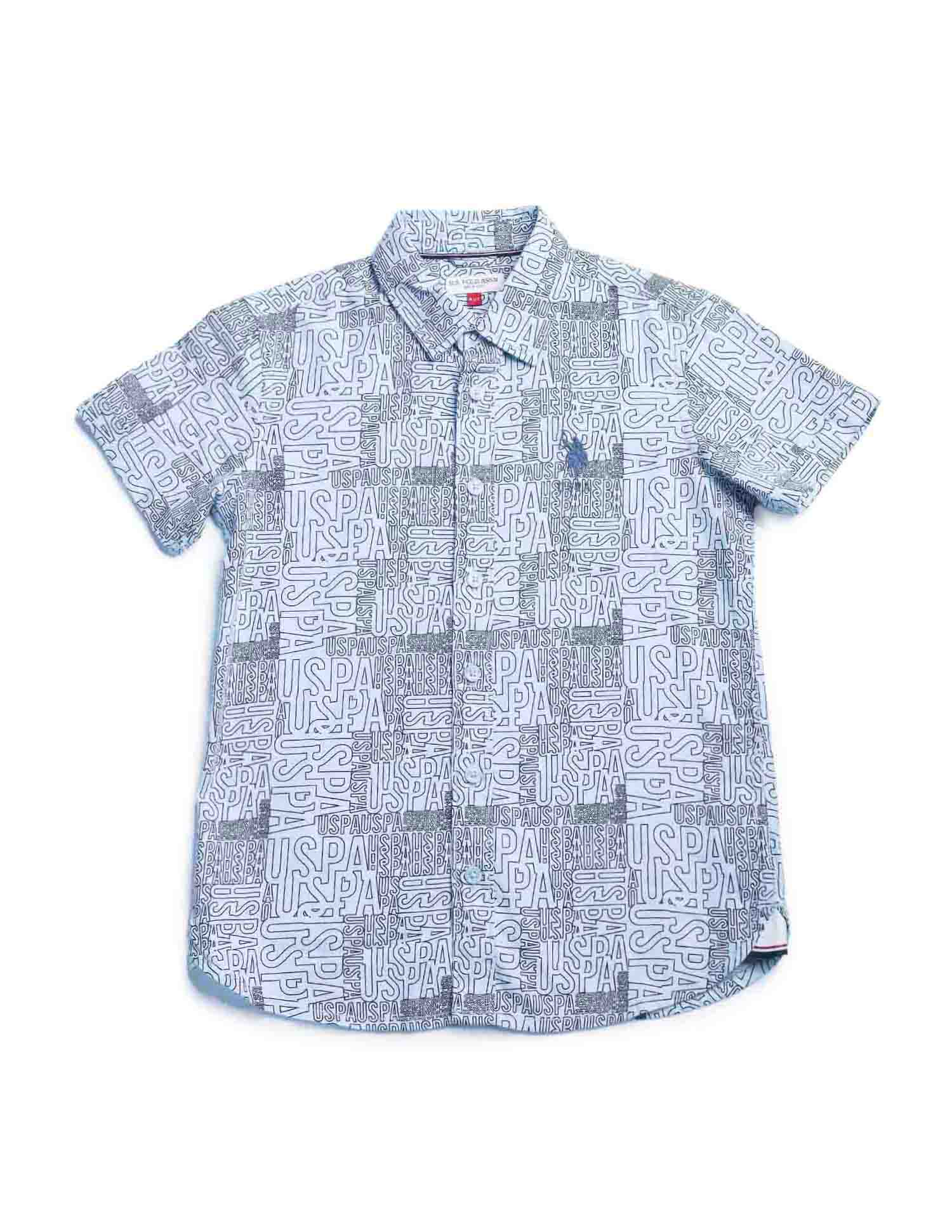 Boys Brand Printed Regular Fit Shirt - Image 5