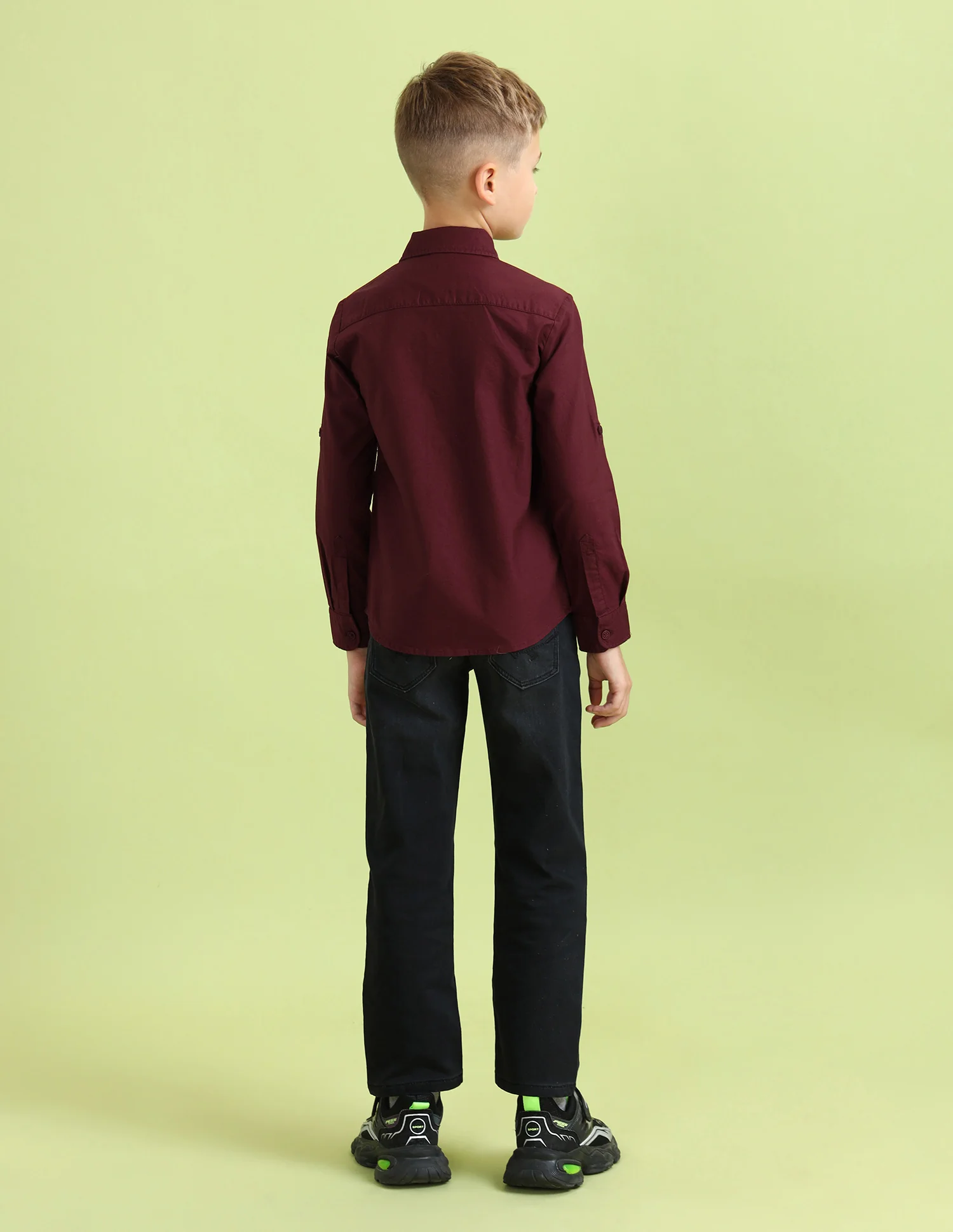 Boys Brand Printed Regular Fit Shirt - Image 4