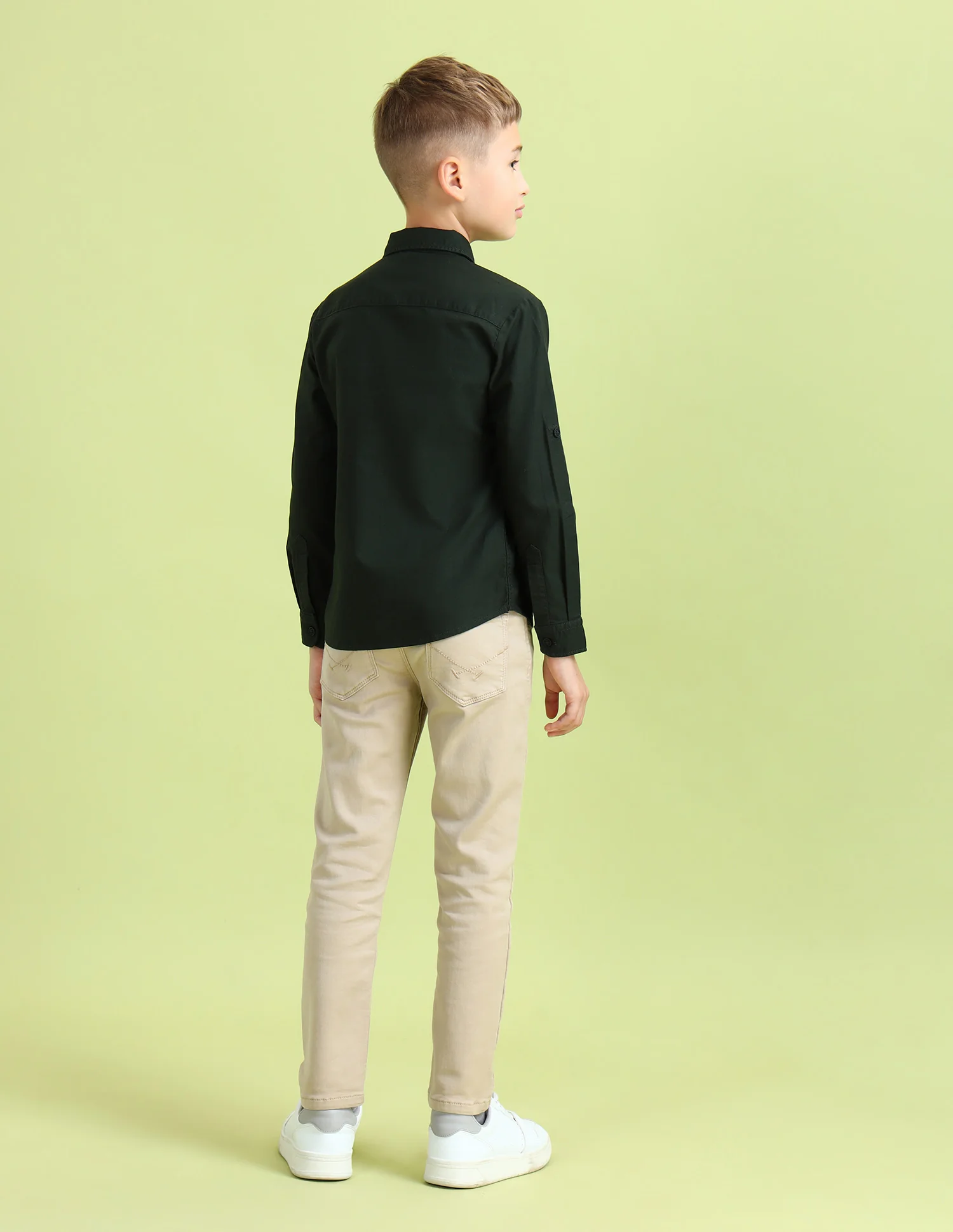 Boys Brand Printed Regular Fit Shirt - Image 4