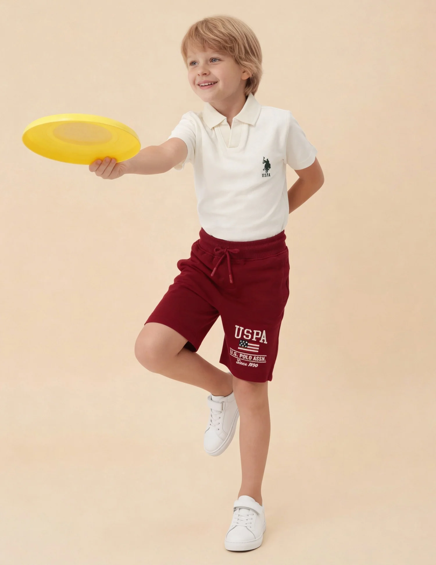 Boys Brand Printed Regular Fit Shorts