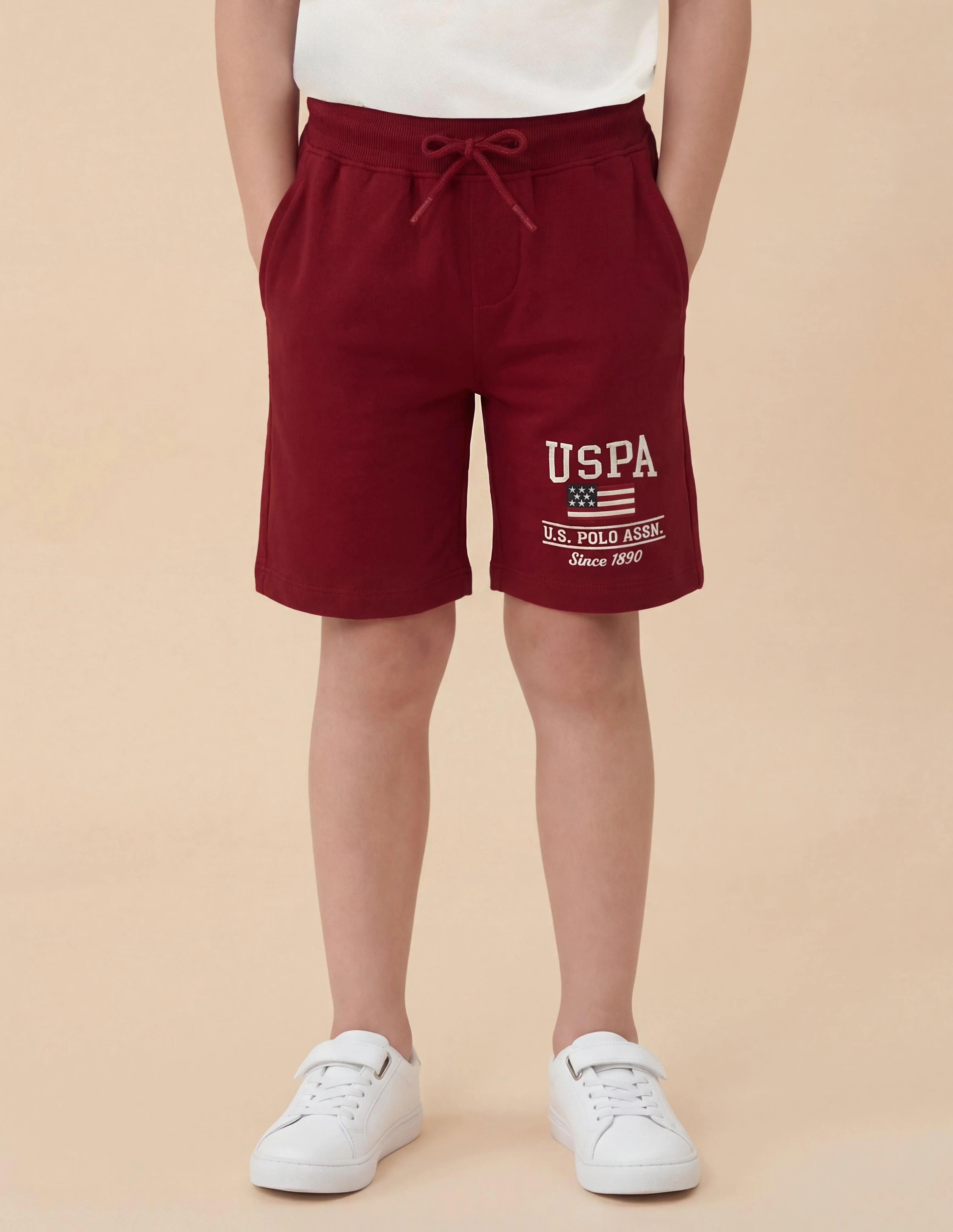 Boys Brand Printed Regular Fit Shorts - Image 3