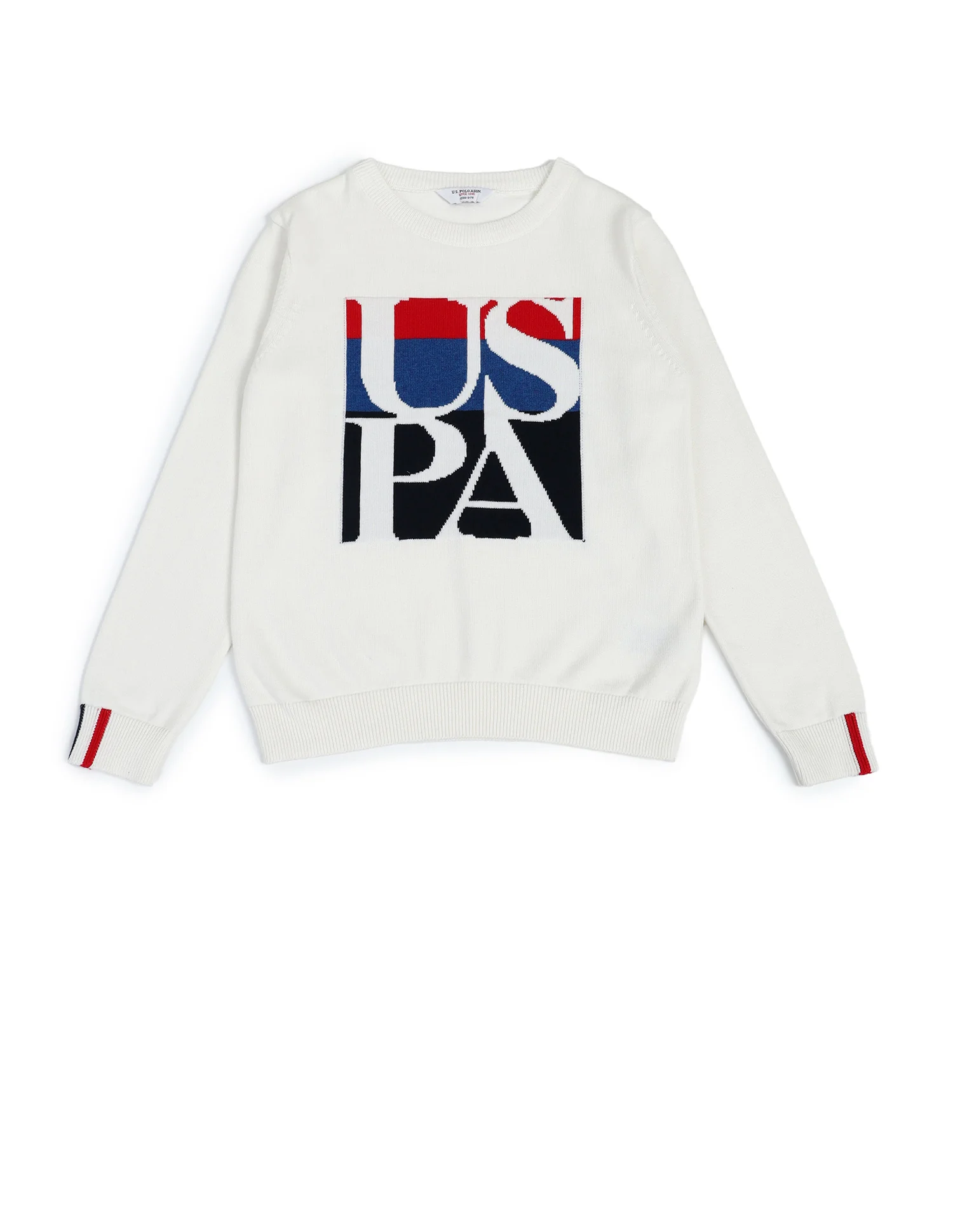 Boys Brand Printed Regular Fit Sweater - Image 5