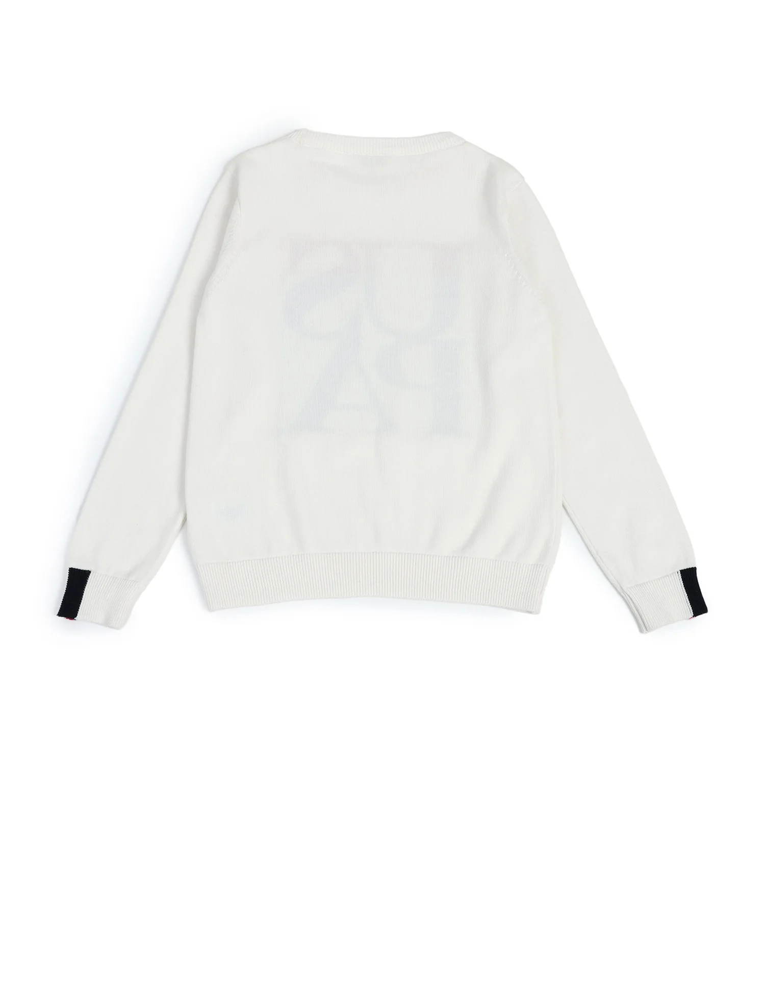 Boys Brand Printed Regular Fit Sweater - Image 6