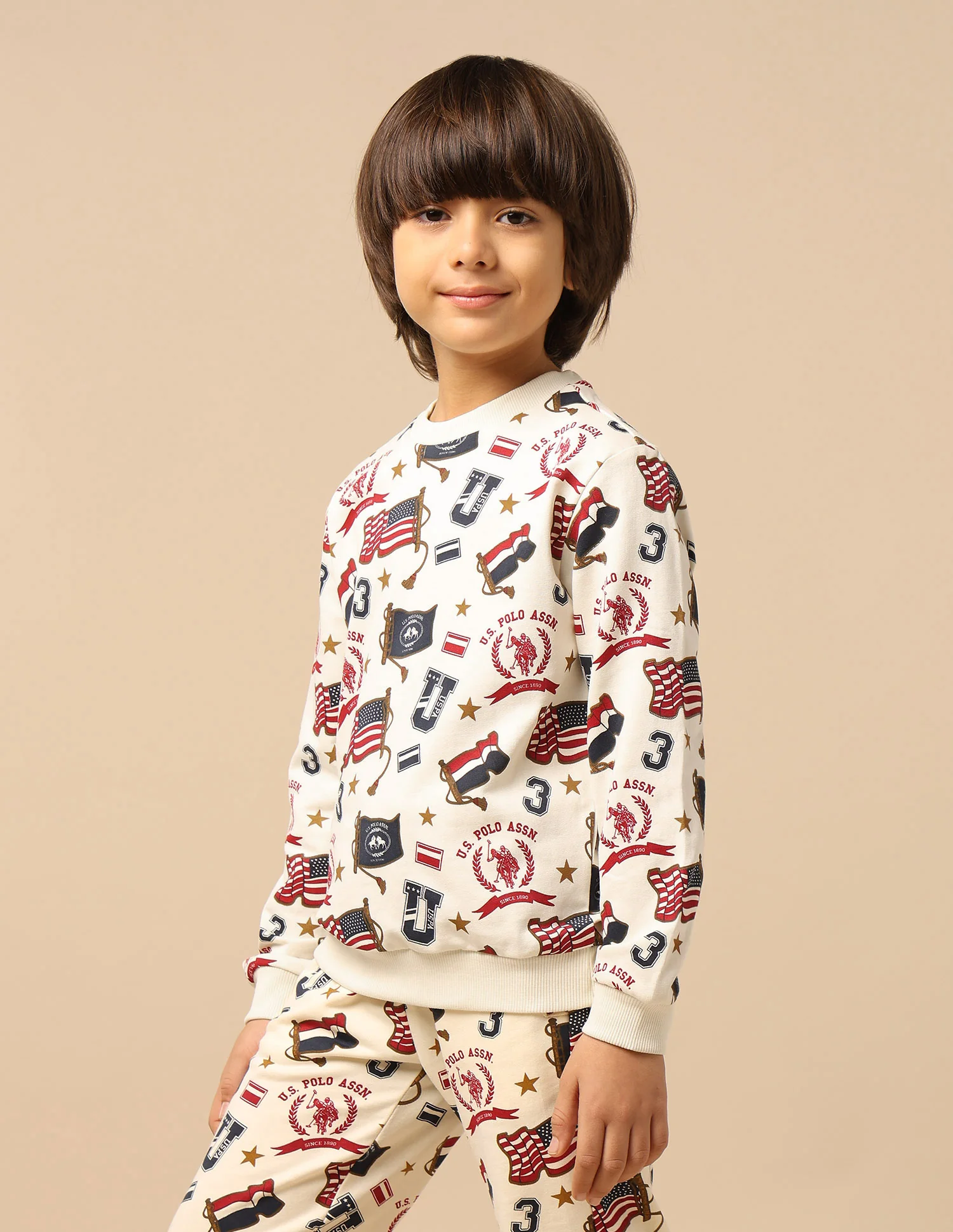 Boys Brand Printed Regular Fit Sweatshirt - Image 4