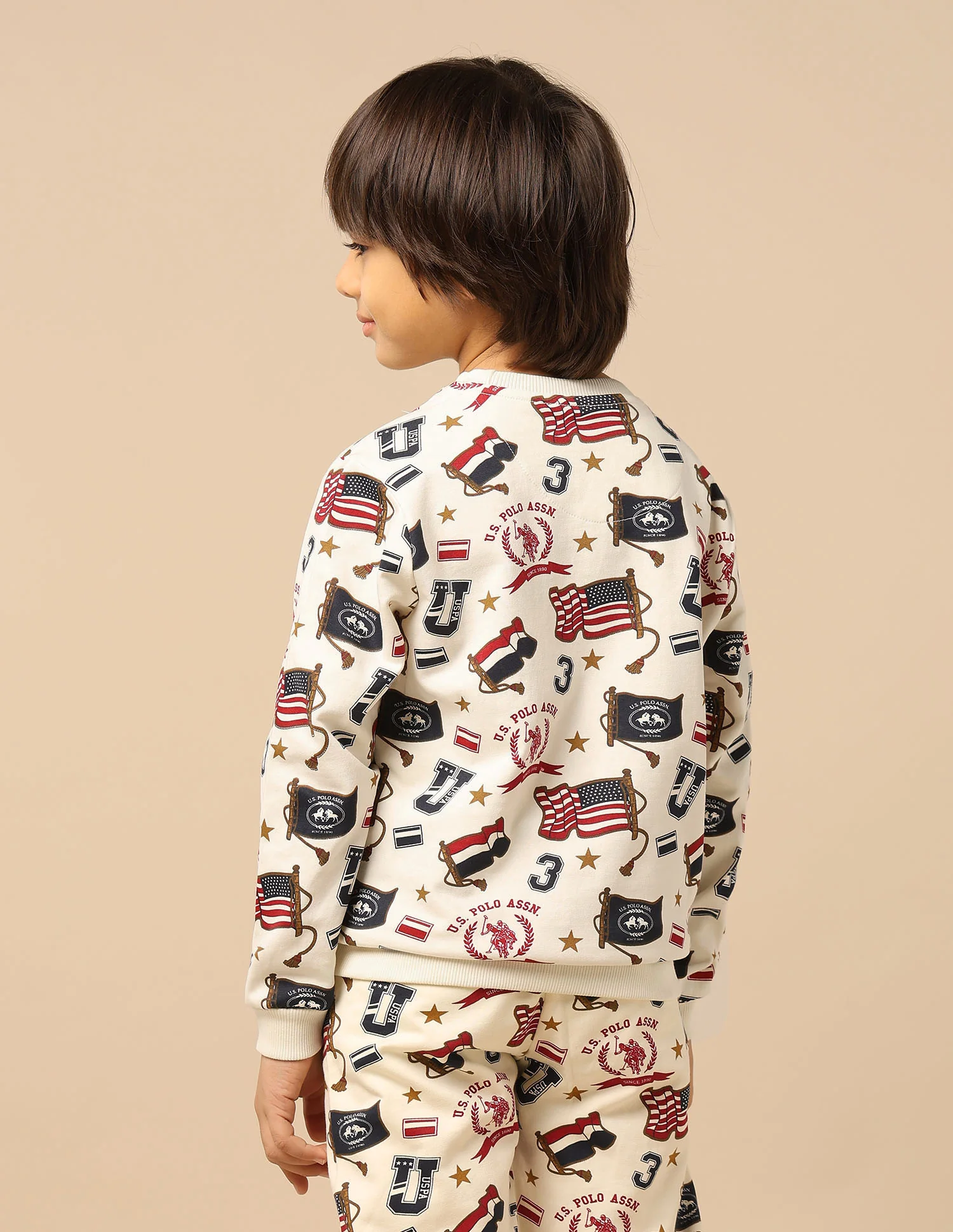 Boys Brand Printed Regular Fit Sweatshirt - Image 5