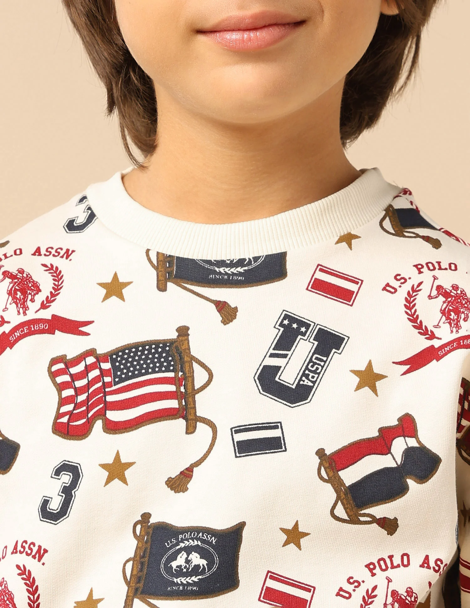Boys Brand Printed Regular Fit Sweatshirt - Image 6