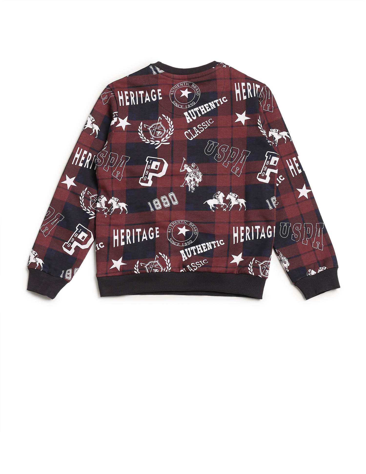 Boys Brand Printed Regular Fit Sweatshirt - Image 8