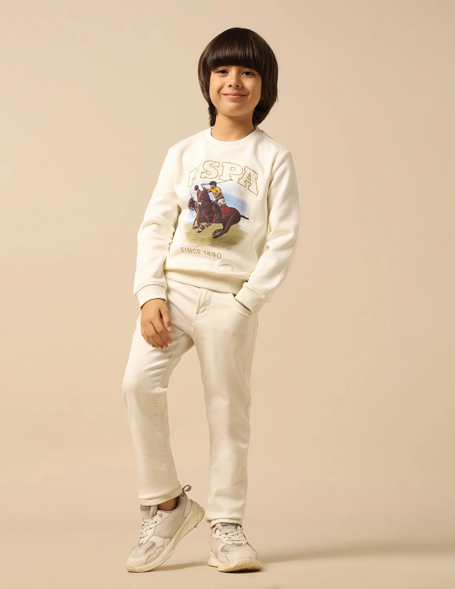 Boys Brand Printed Regular Fit Sweatshirt - Image 3