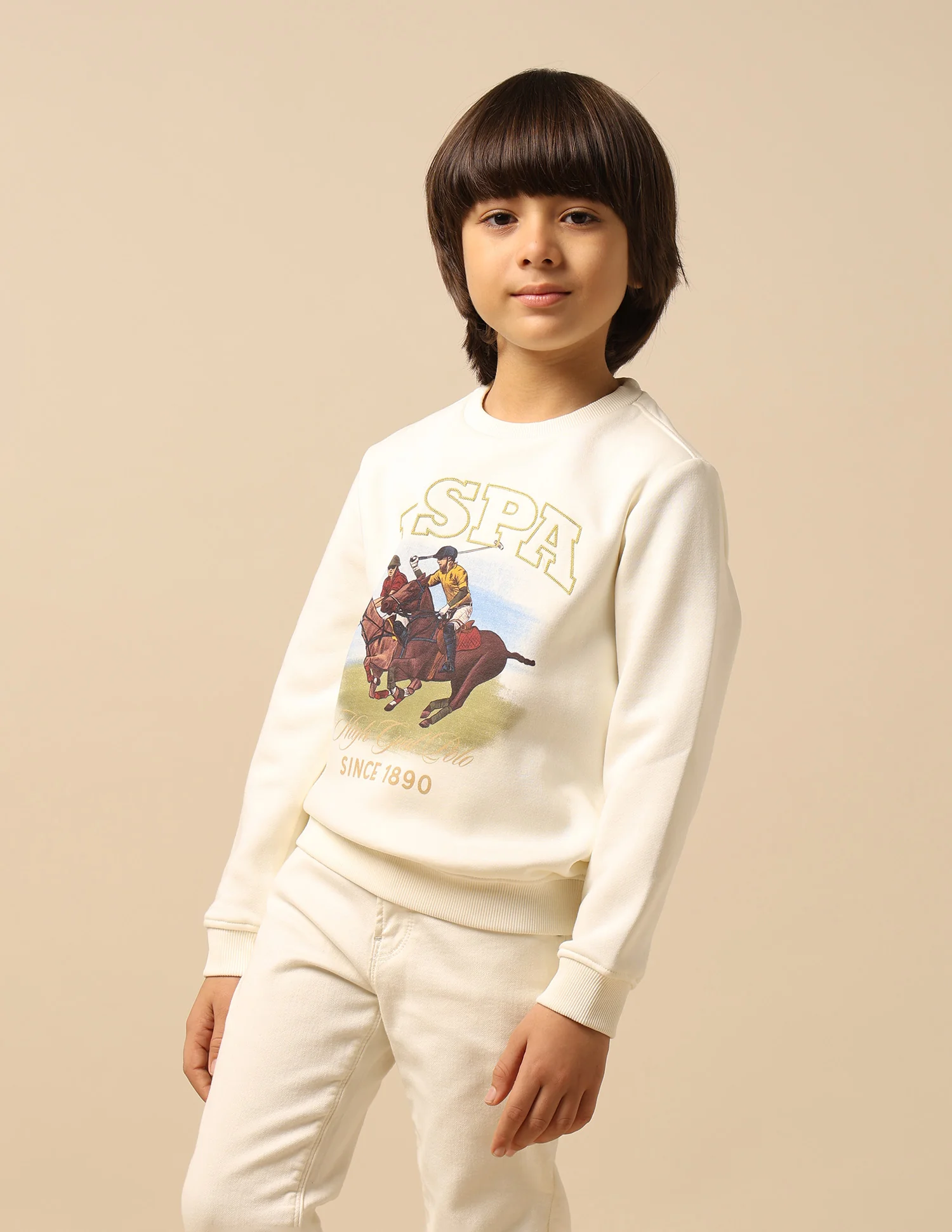 Boys Brand Printed Regular Fit Sweatshirt - Image 4