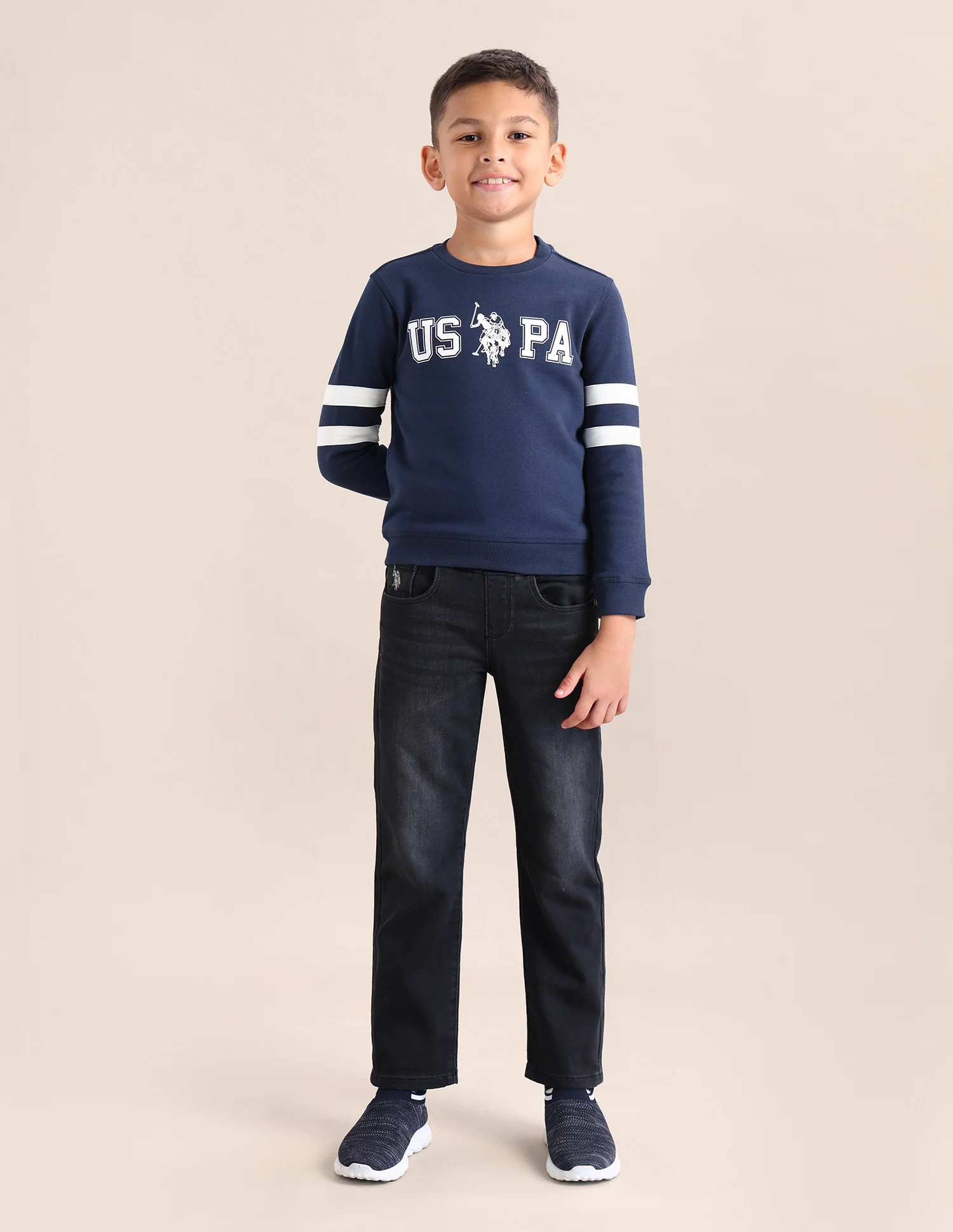 Boys Brand Printed Regular Fit Sweatshirt - Image 3