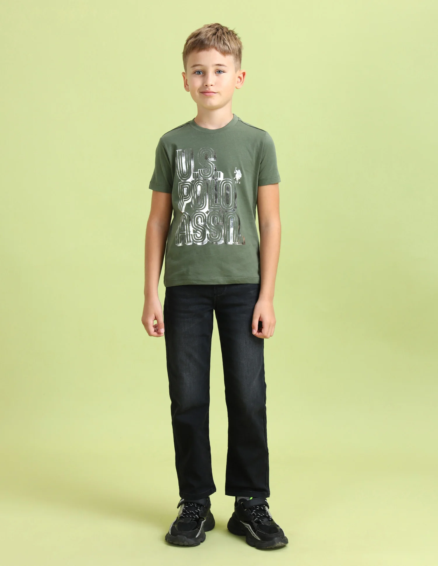 Boys Brand Printed Regular Fit T-Shirt - Image 3