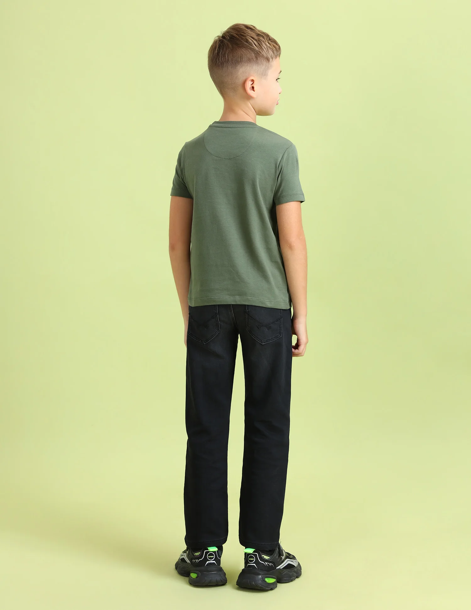 Boys Brand Printed Regular Fit T-Shirt - Image 4