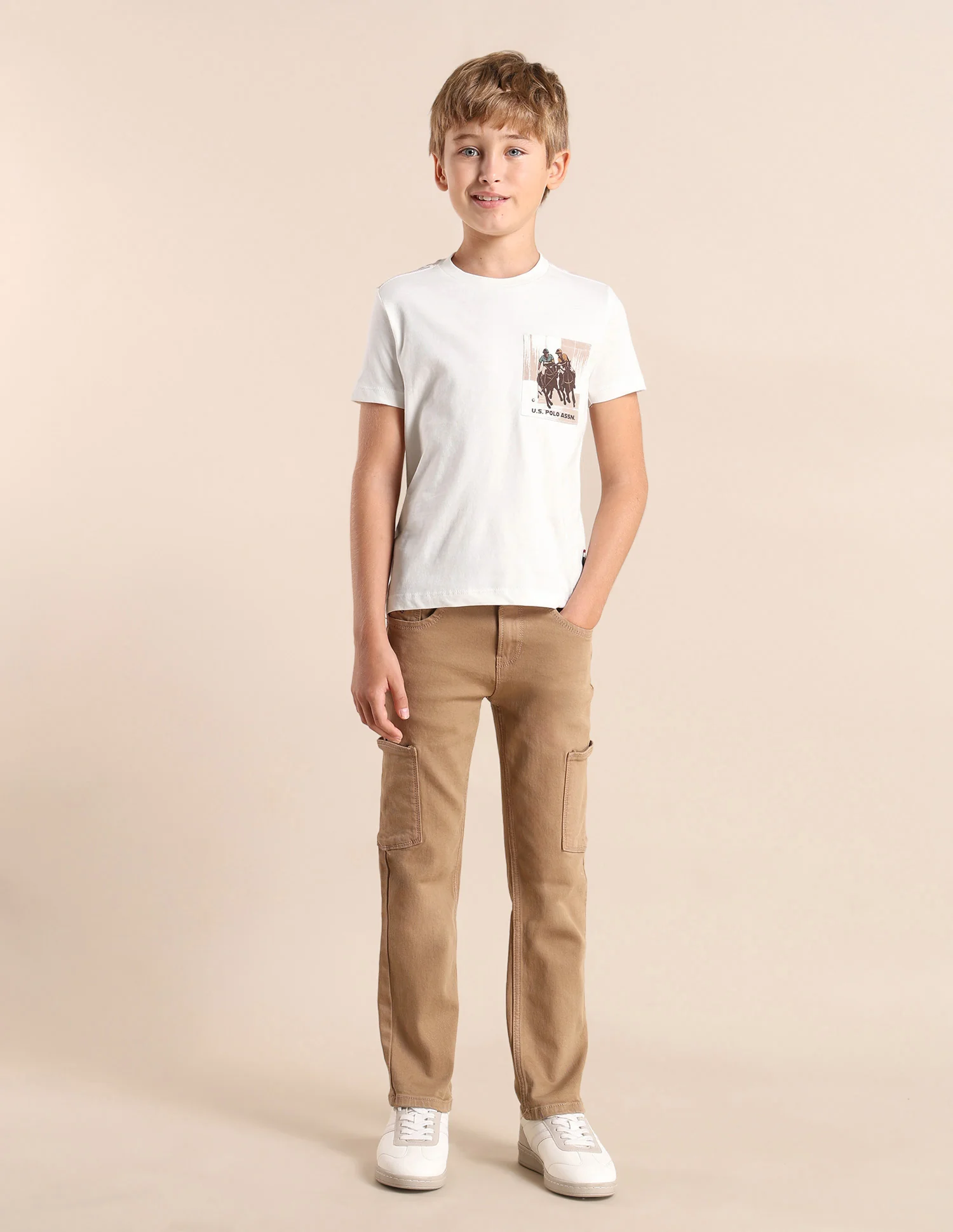 Boys Brand Printed Regular Fit T-Shirt - Image 3