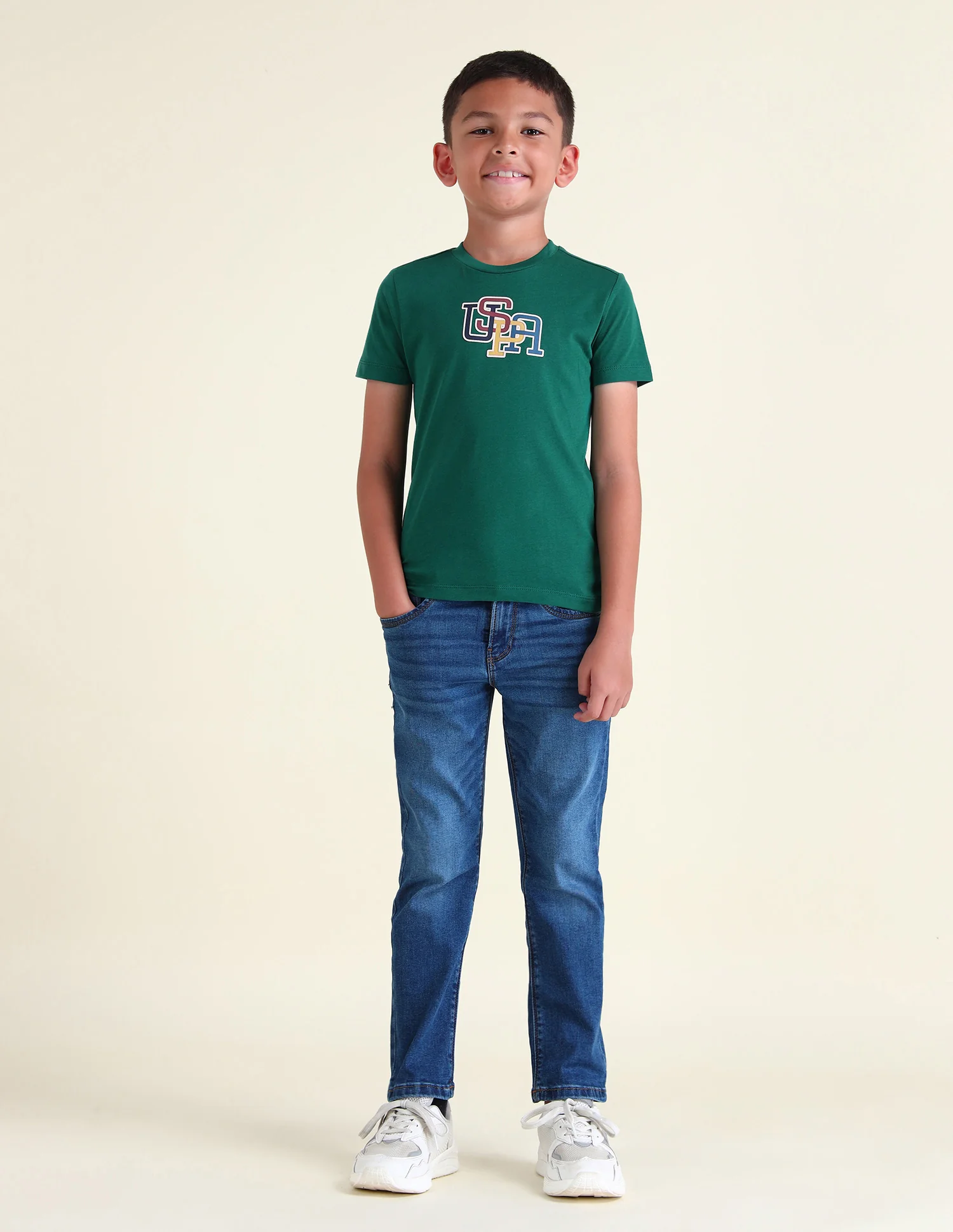 Boys Brand Printed Regular Fit T-Shirt - Image 3