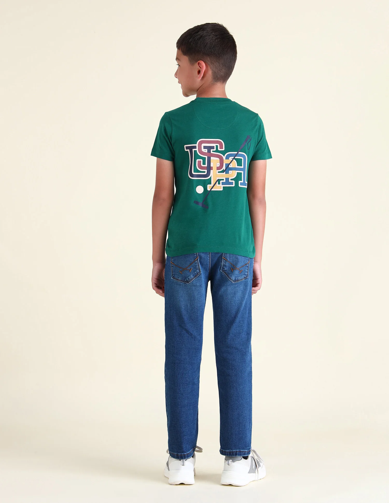 Boys Brand Printed Regular Fit T-Shirt - Image 4