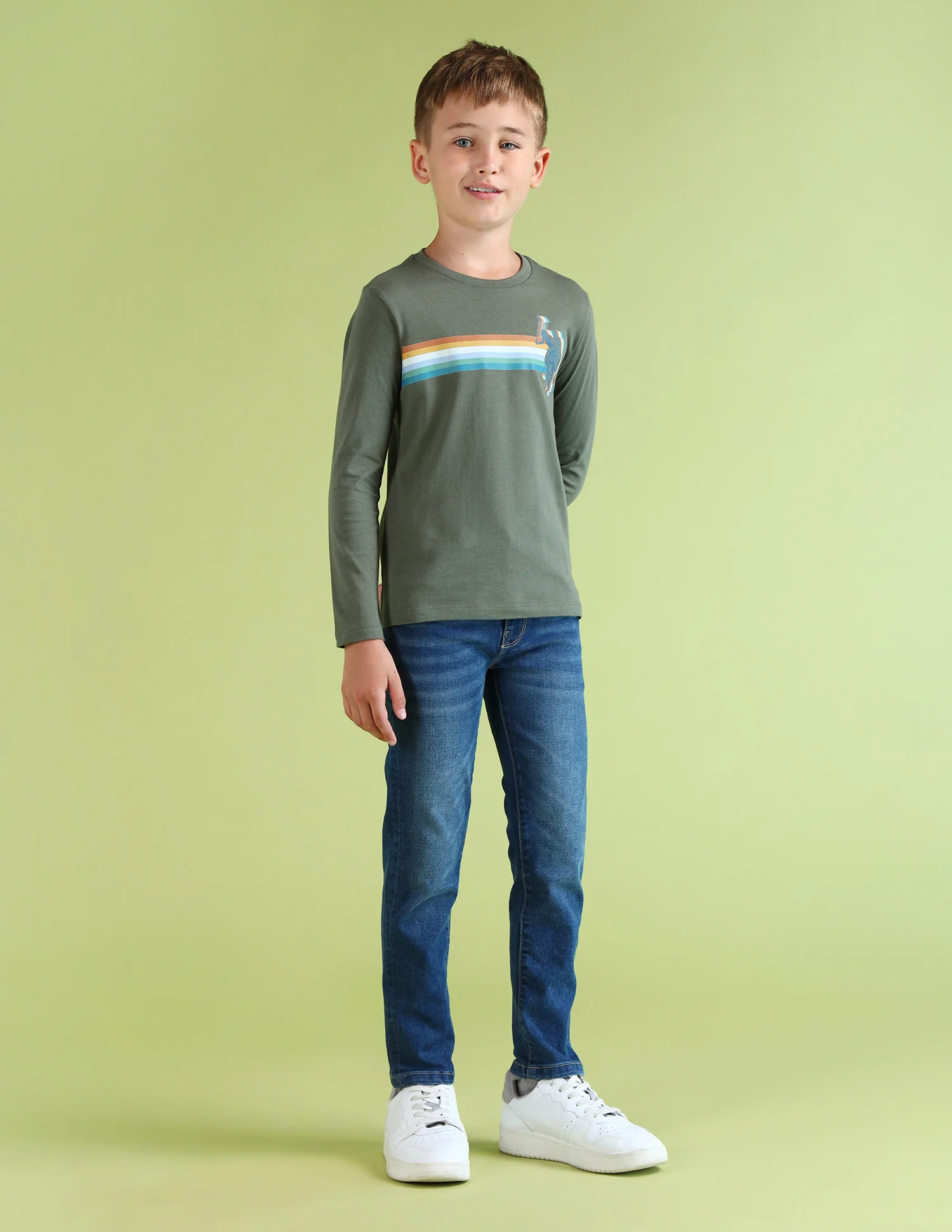 Boys Brand Printed Regular Fit T-Shirt - Image 3